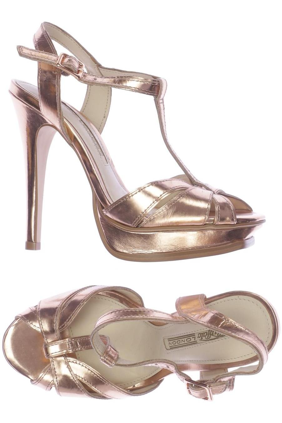 

Buffalo London Damen Sandale, gold, Gr. 36