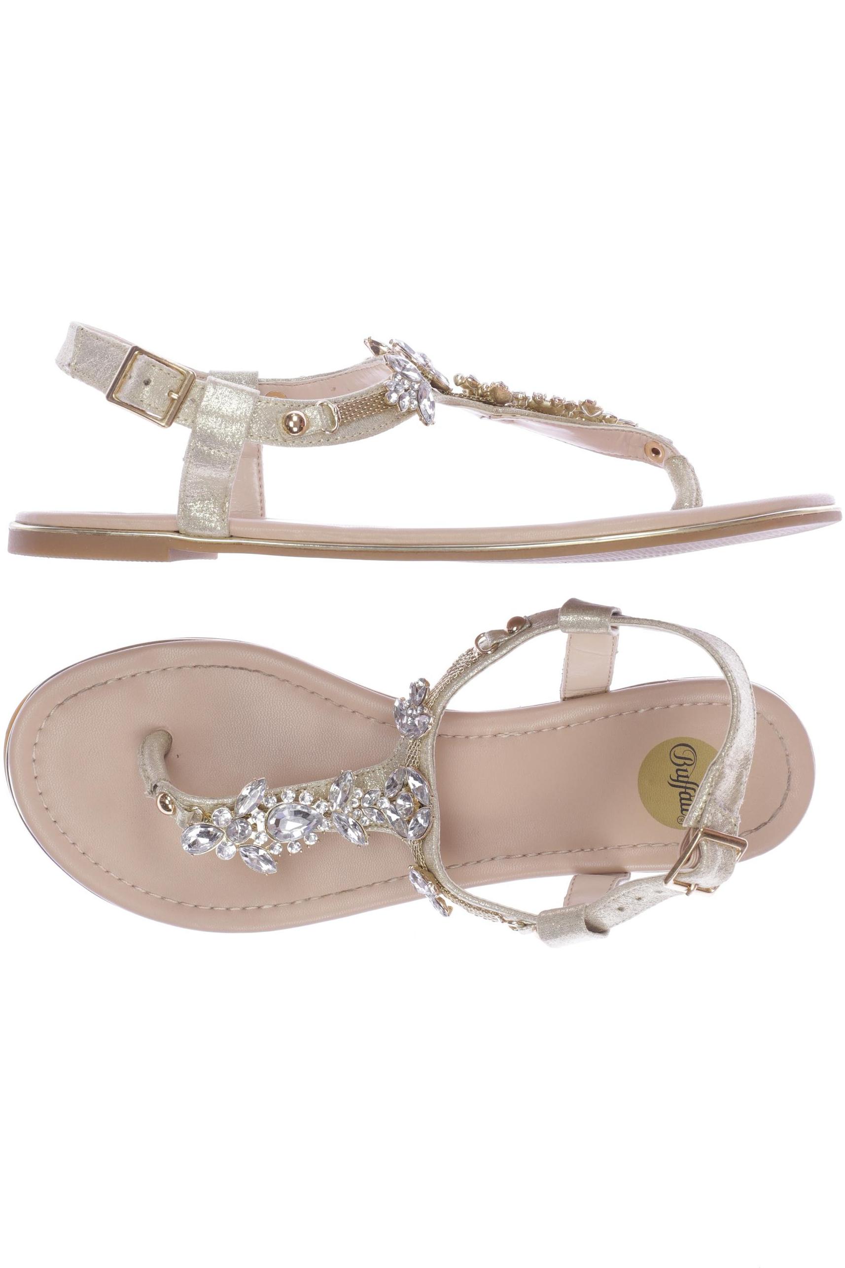 

Buffalo London Damen Sandale, gold, Gr. 40