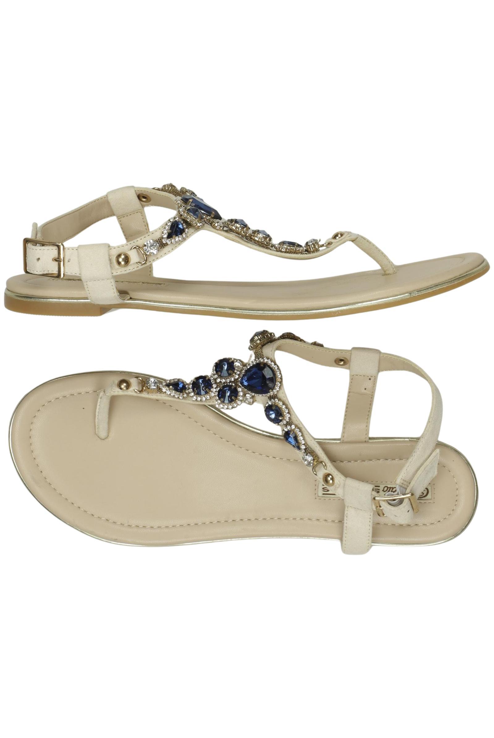 

Buffalo London Damen Sandale, beige, Gr. 41