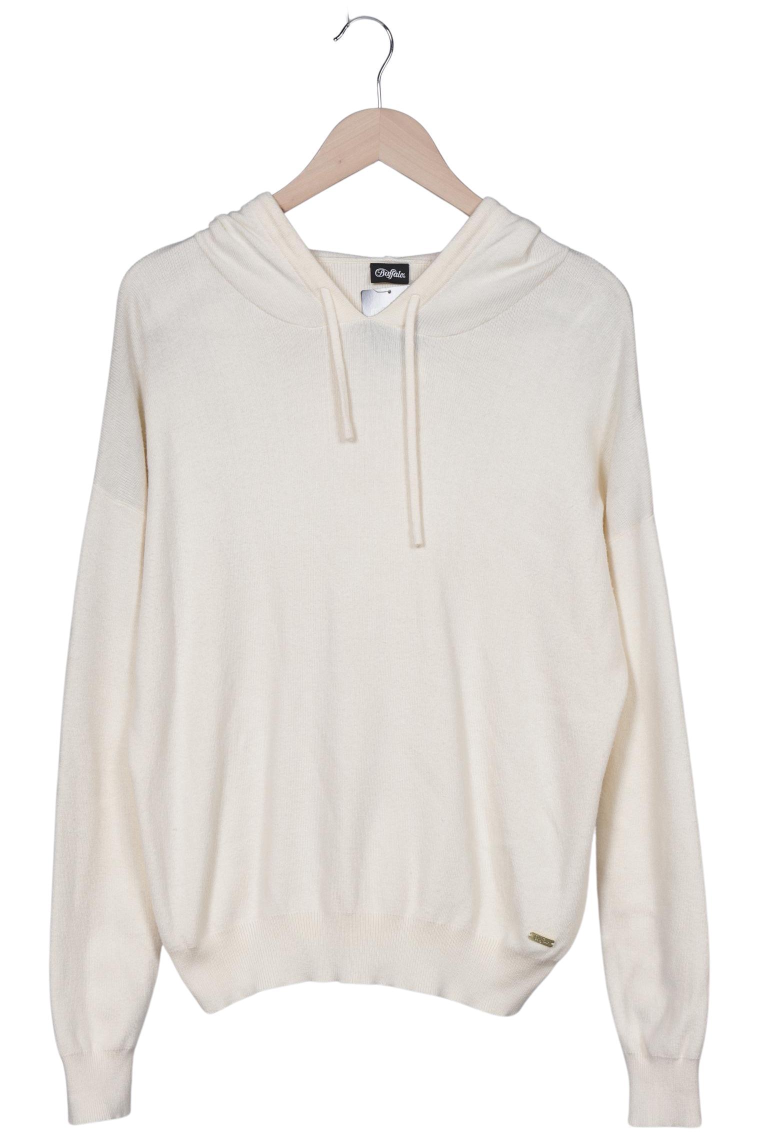 

Buffalo London Damen Kapuzenpullover, cremeweiß, Gr. 36