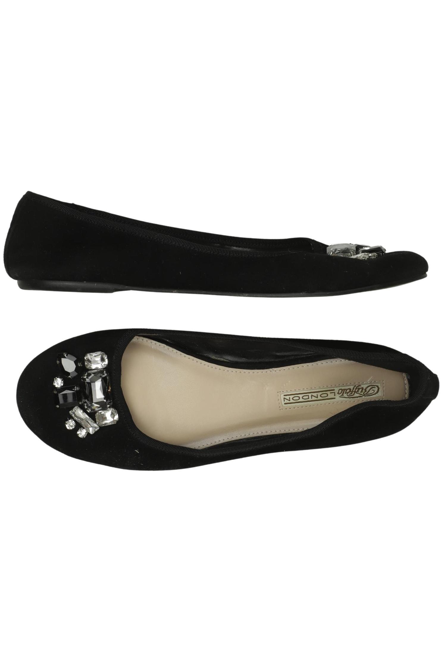 

Buffalo London Damen Ballerinas, schwarz, Gr. 39
