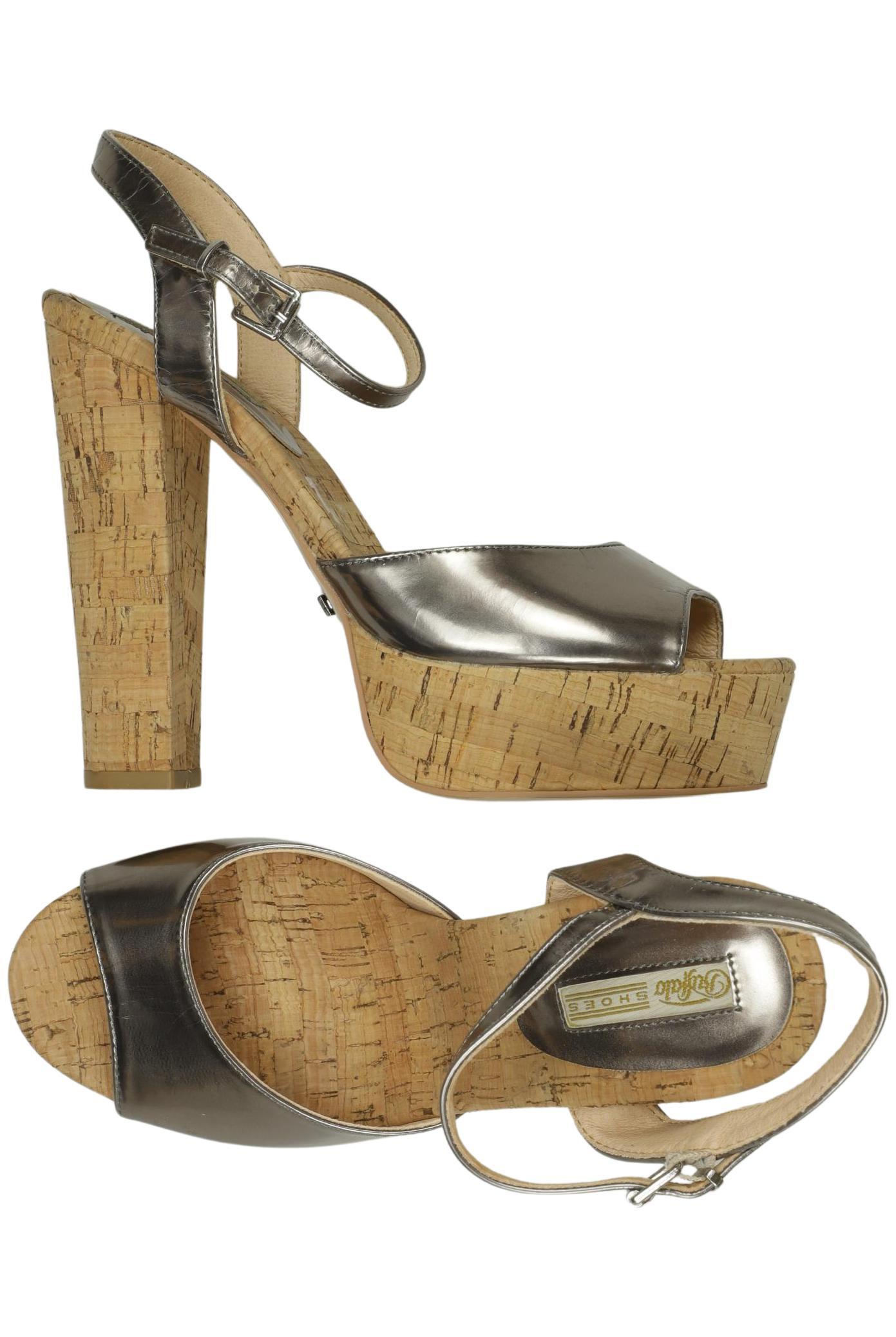 

Buffalo London Damen Sandale, gold, Gr. 40