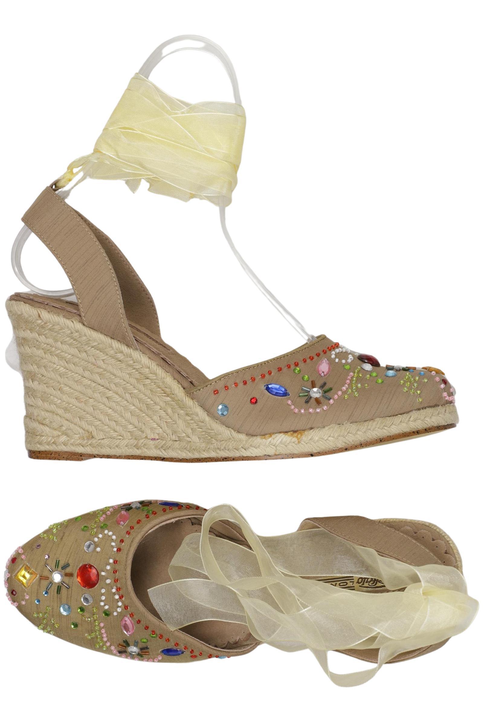 

Buffalo London Damen Sandale, beige, Gr. 5