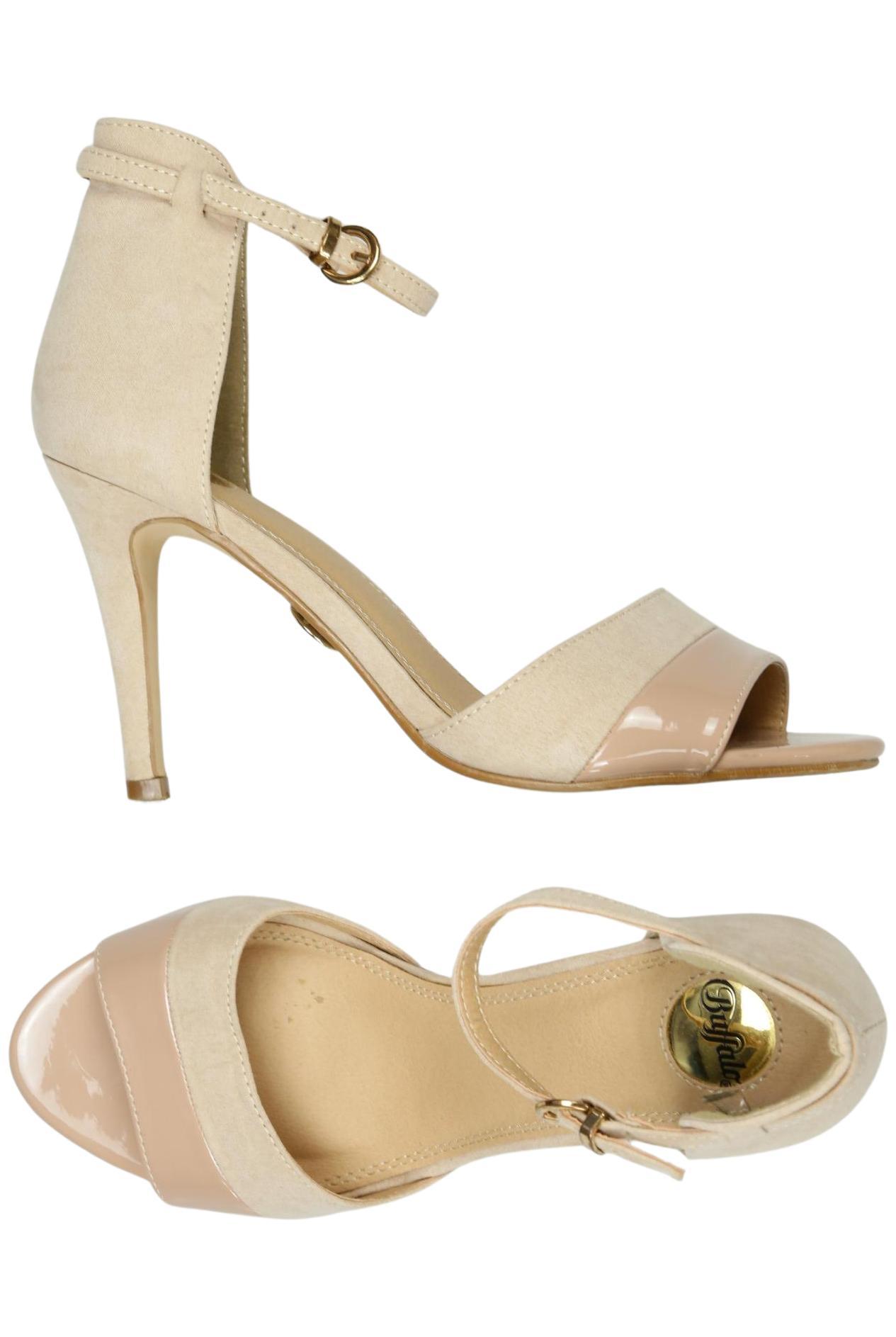 

Buffalo London Damen Sandale, beige, Gr. 38