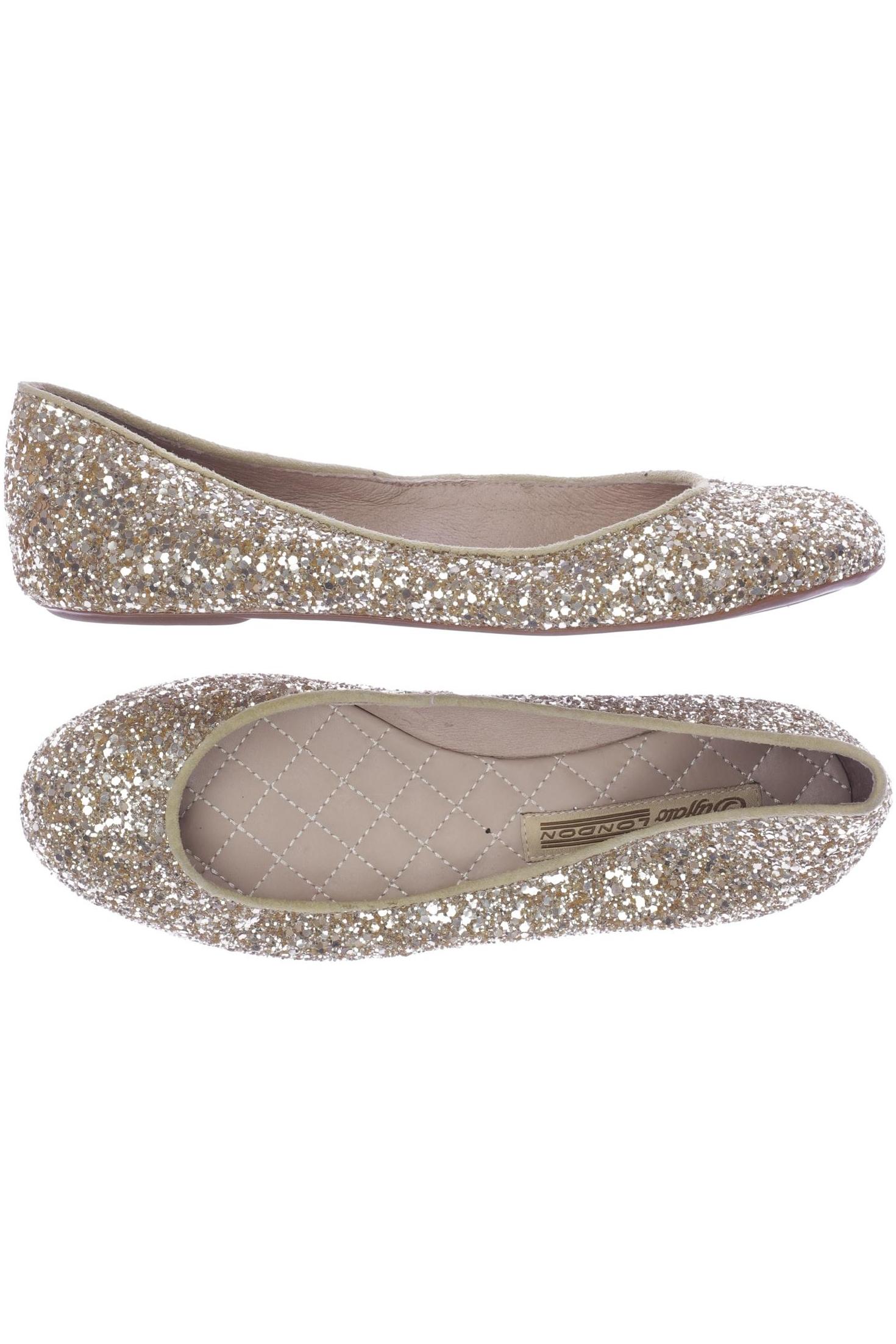 

Buffalo London Damen Ballerinas, gold, Gr. 37