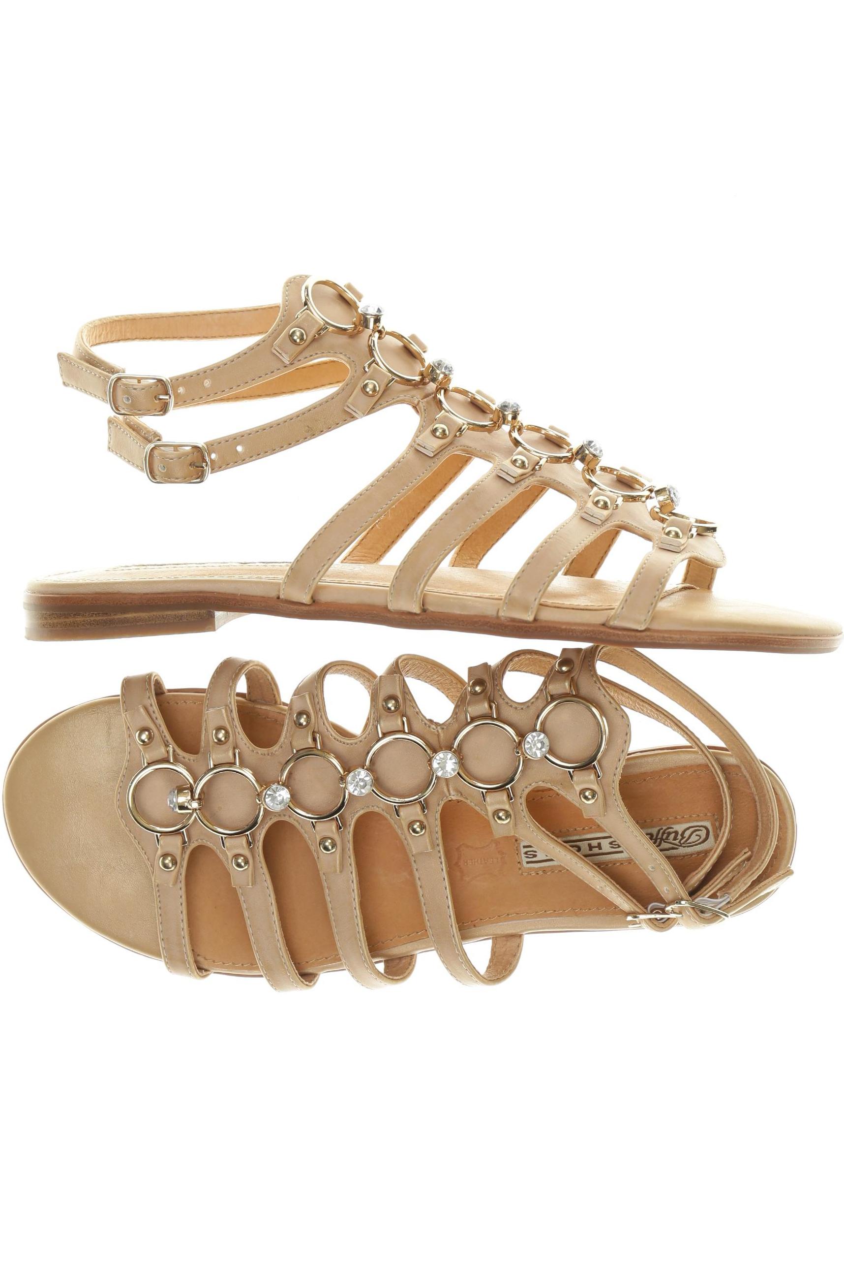 

Buffalo London Damen Sandale, beige, Gr. 40