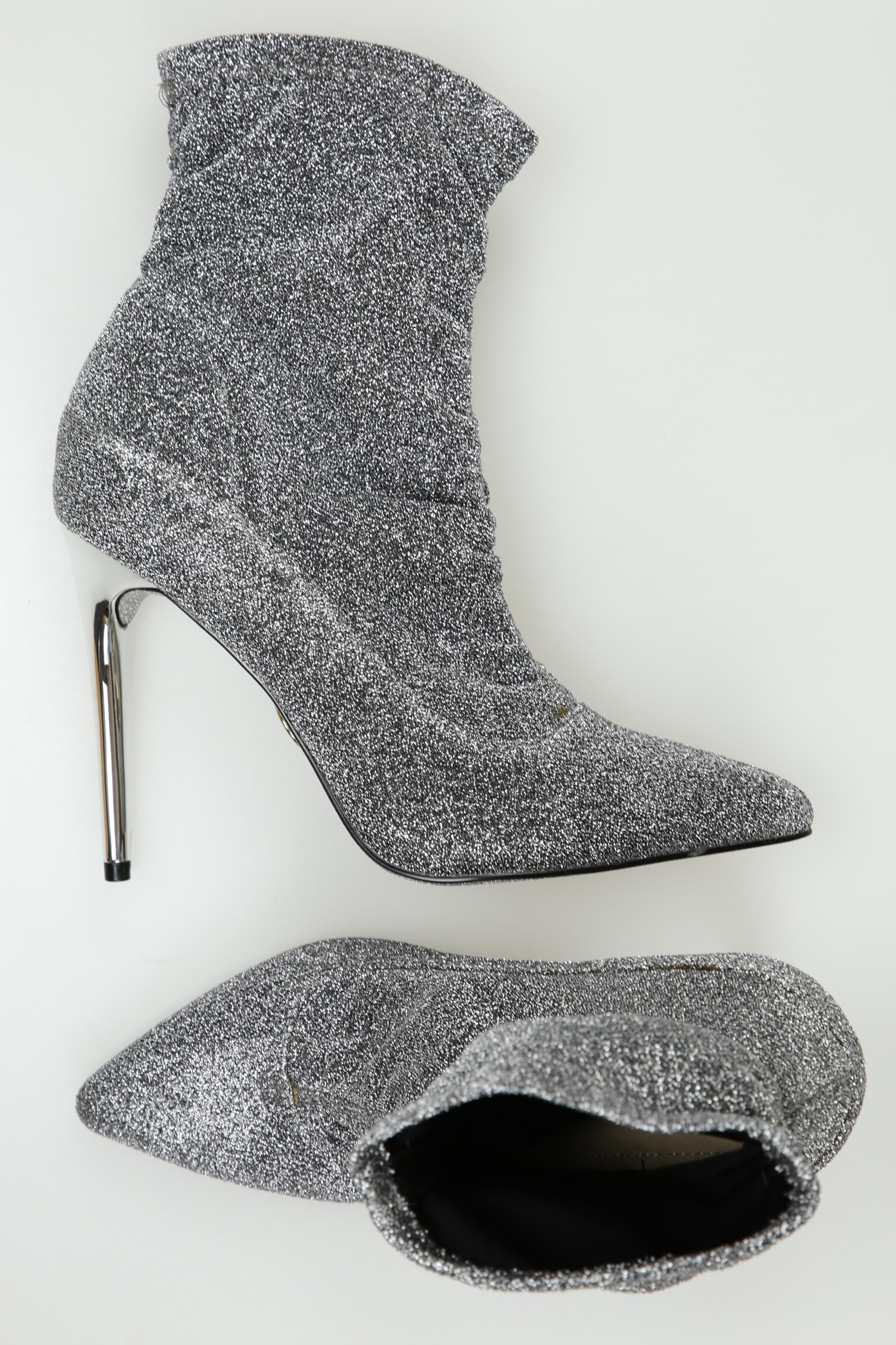 

Buffalo London Damen Stiefelette, silber, Gr. 38