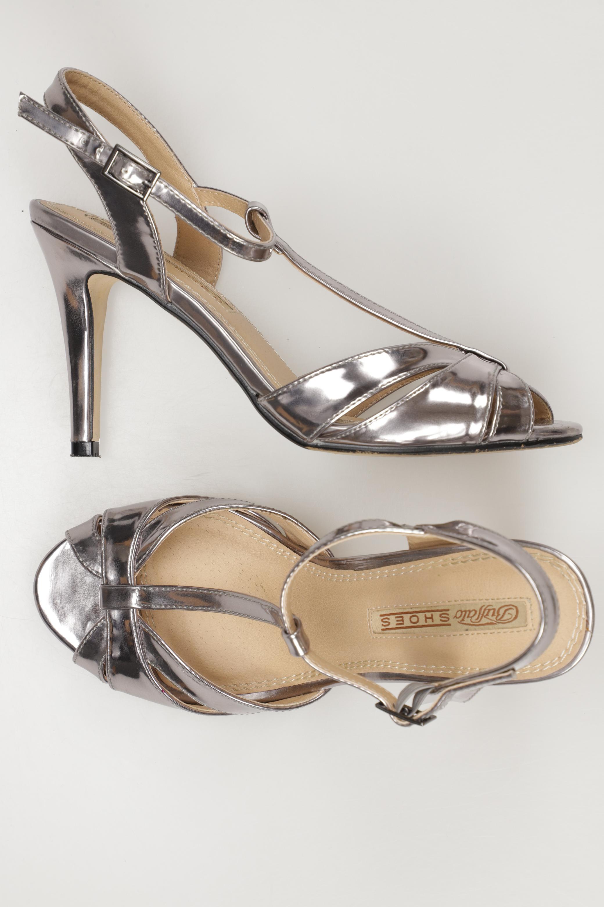 

Buffalo London Damen Sandale, silber, Gr. 38