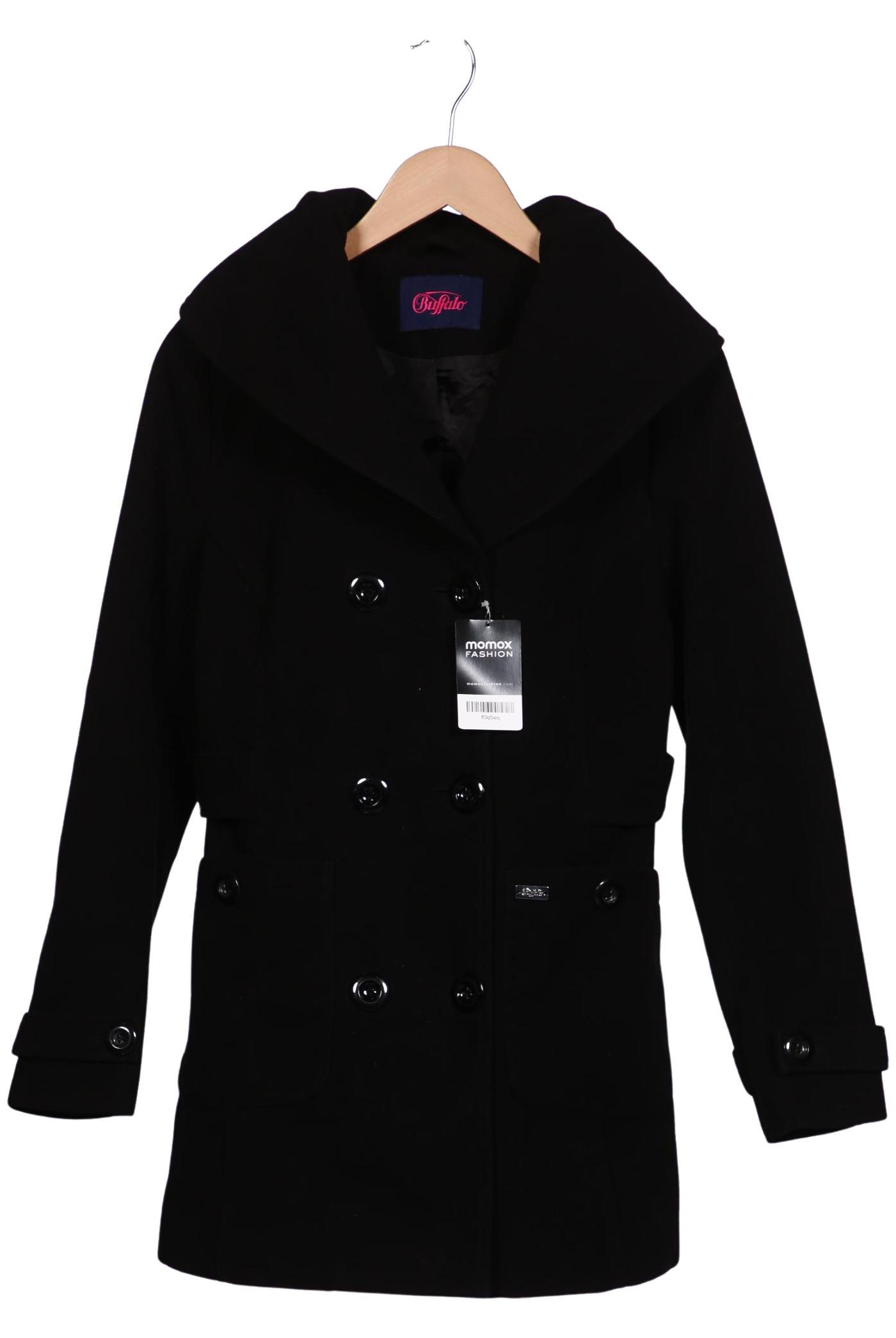 

Buffalo London Damen Mantel, schwarz, Gr. 38