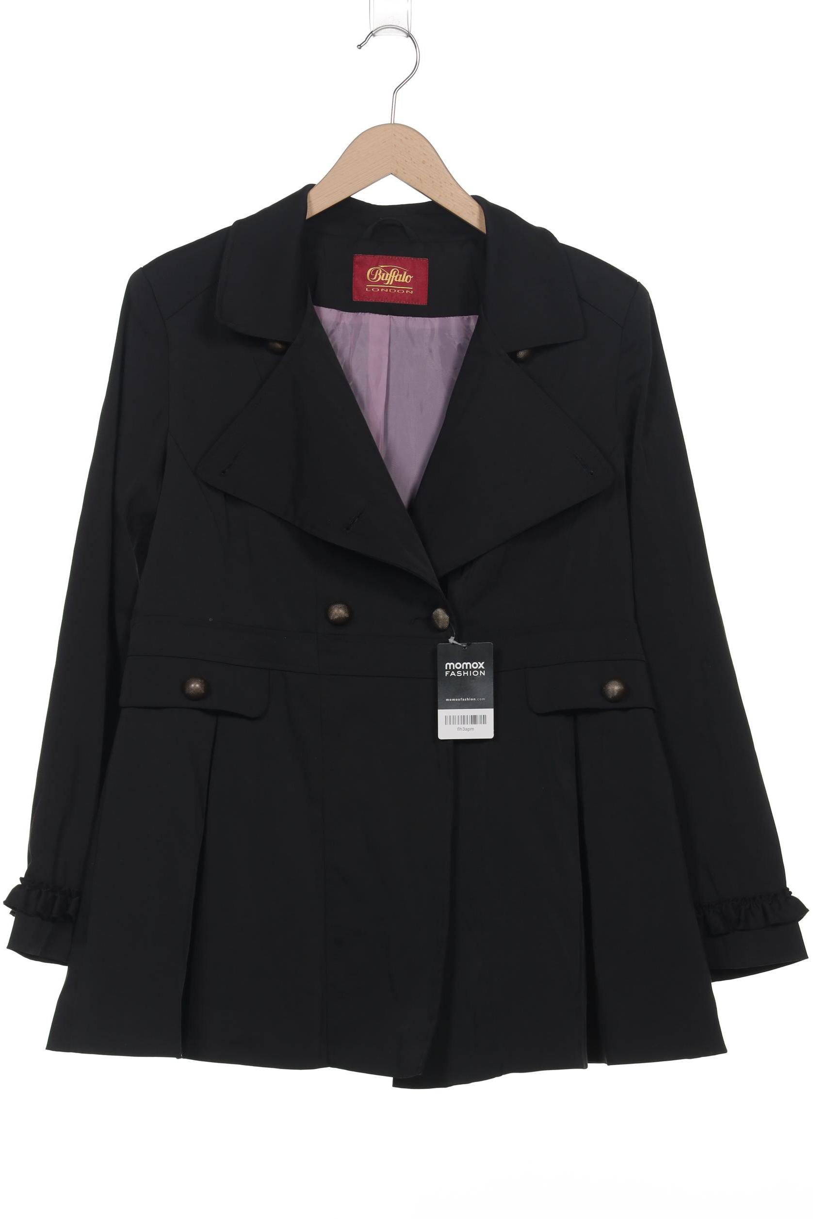 

Buffalo London Damen Mantel, schwarz, Gr. 42