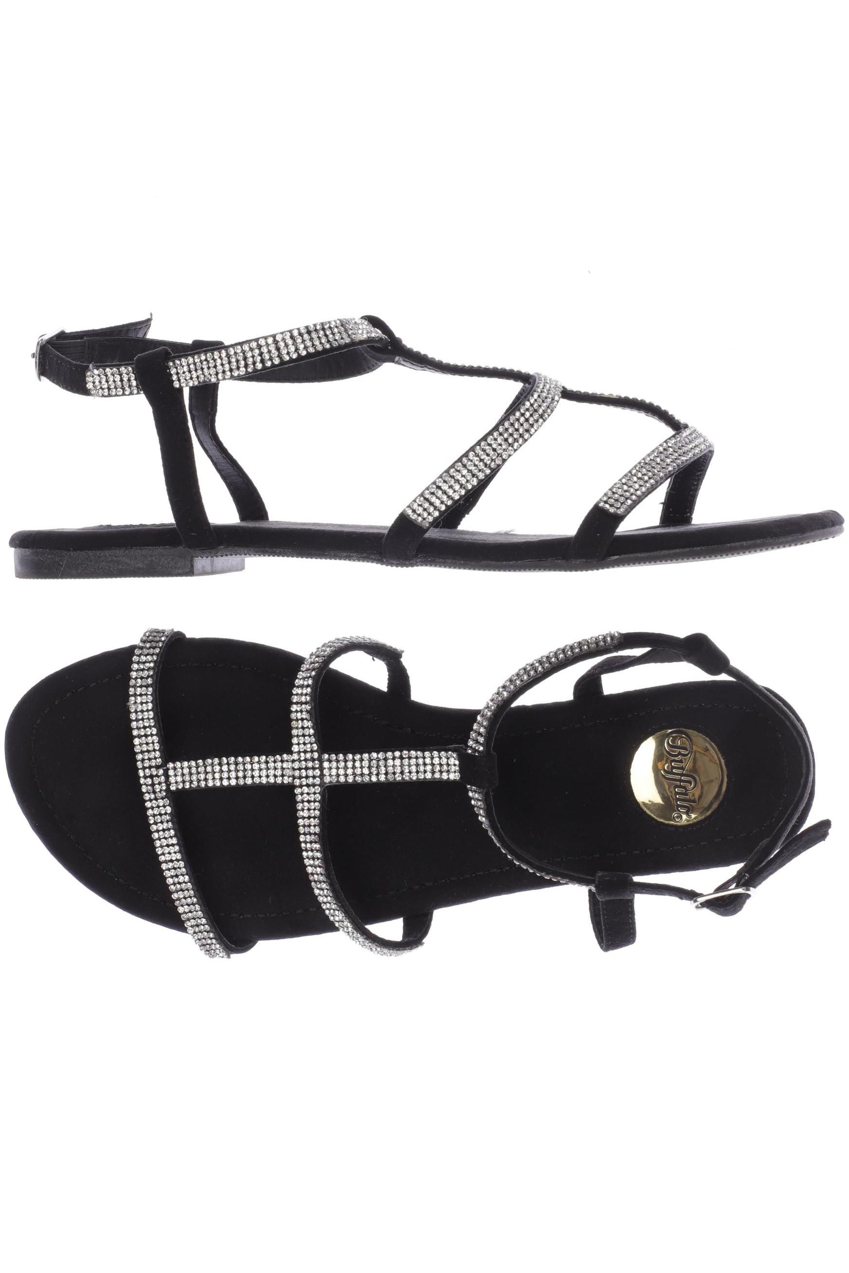 

Buffalo London Damen Sandale, schwarz, Gr. 39