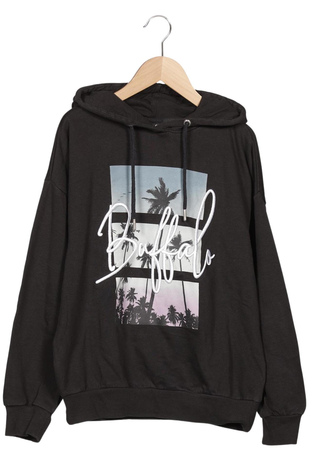 

Buffalo London Damen Kapuzenpullover, grau, Gr. 36