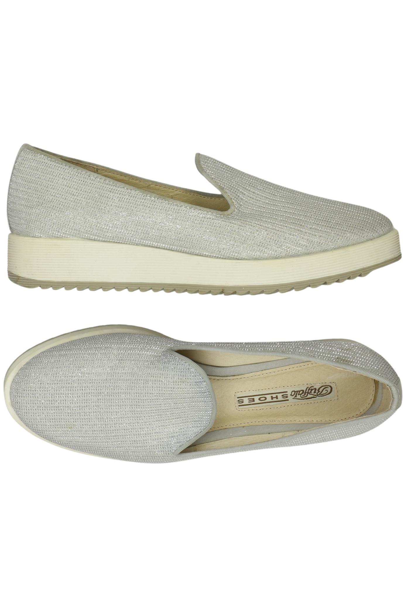 

Buffalo London Damen Halbschuh, silber, Gr. 37