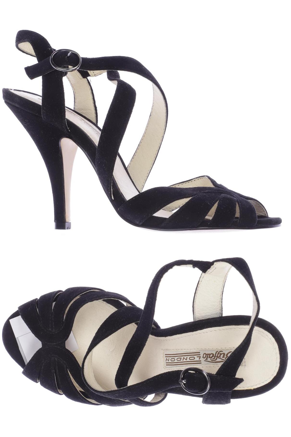 

Buffalo London Damen Sandale, schwarz, Gr. 36