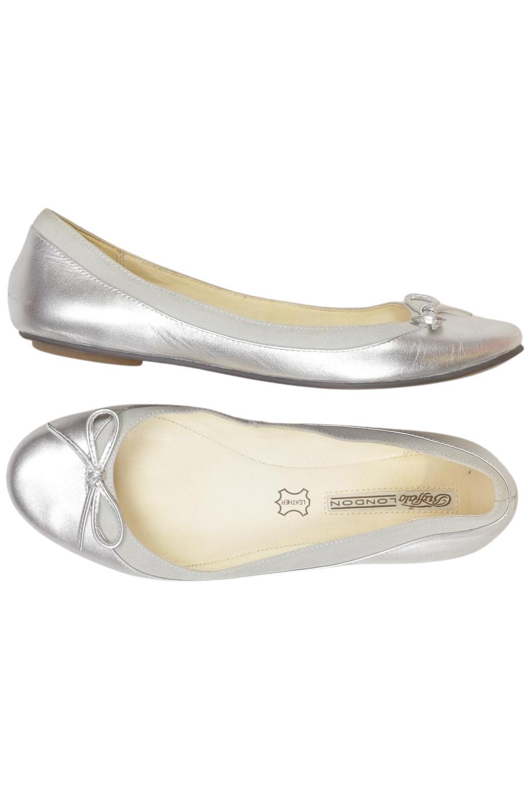 

Buffalo London Damen Ballerinas, silber, Gr. 39