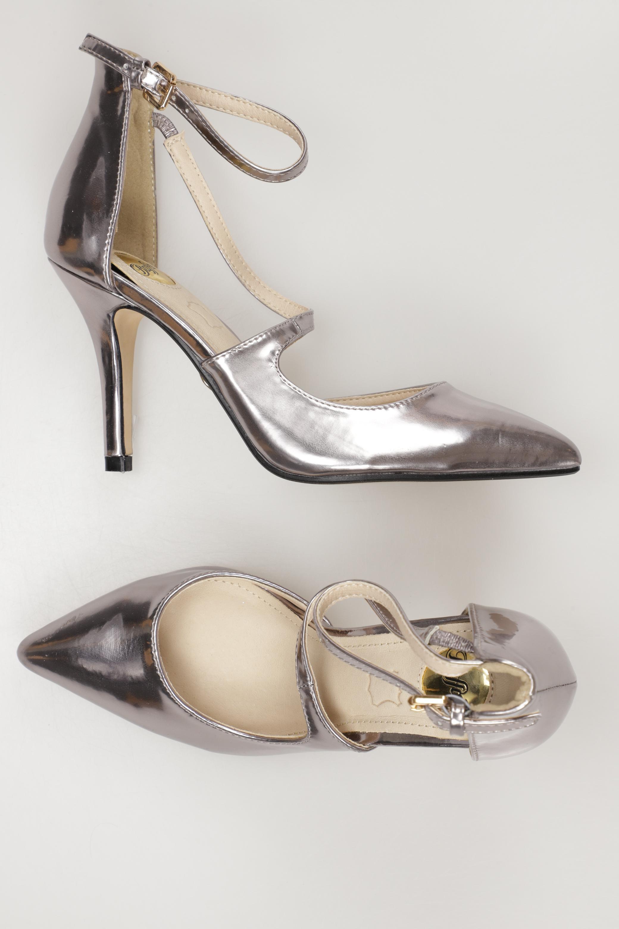

Buffalo London Damen Pumps, silber, Gr. 37