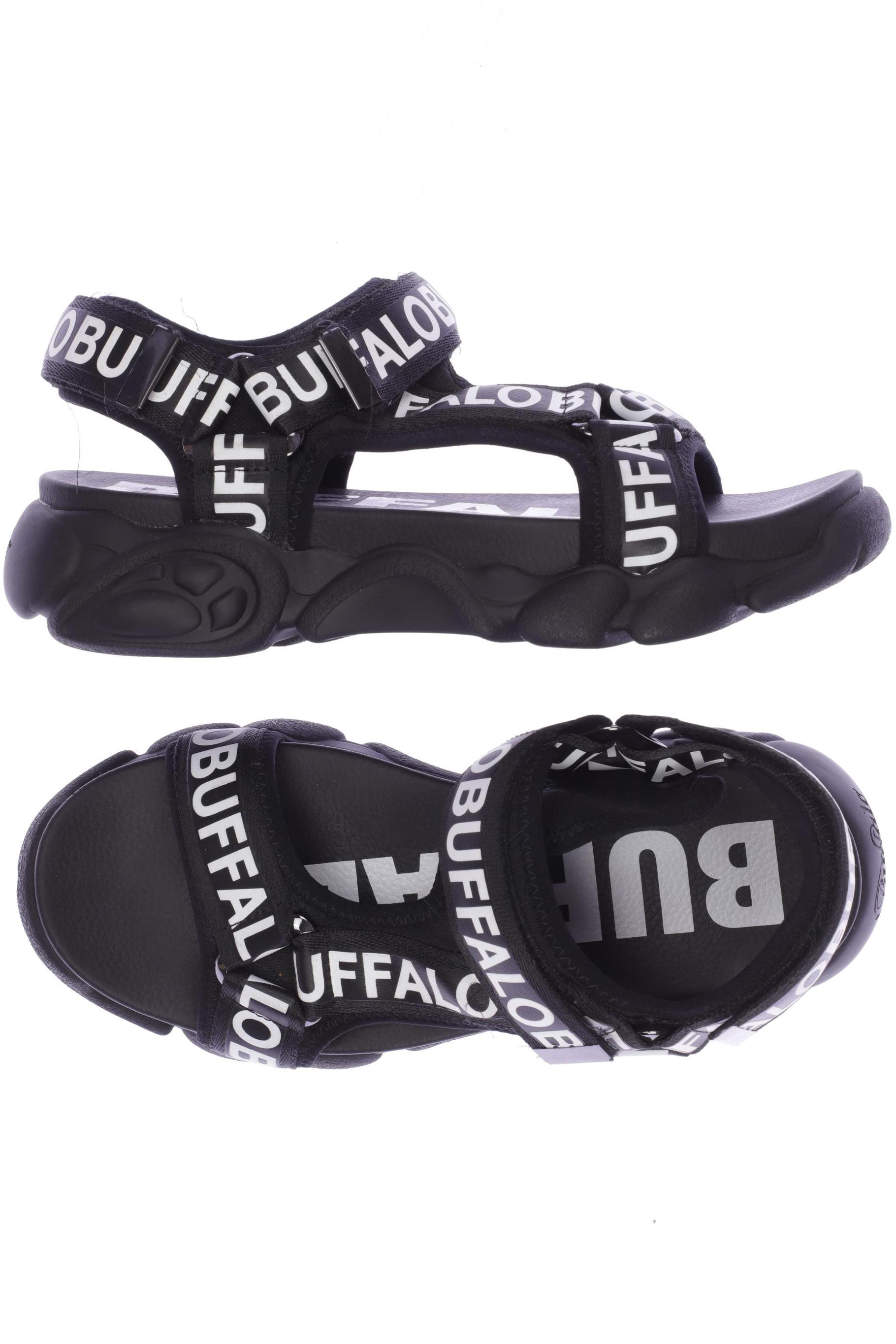 

Buffalo London Damen Sandale, schwarz, Gr. 39