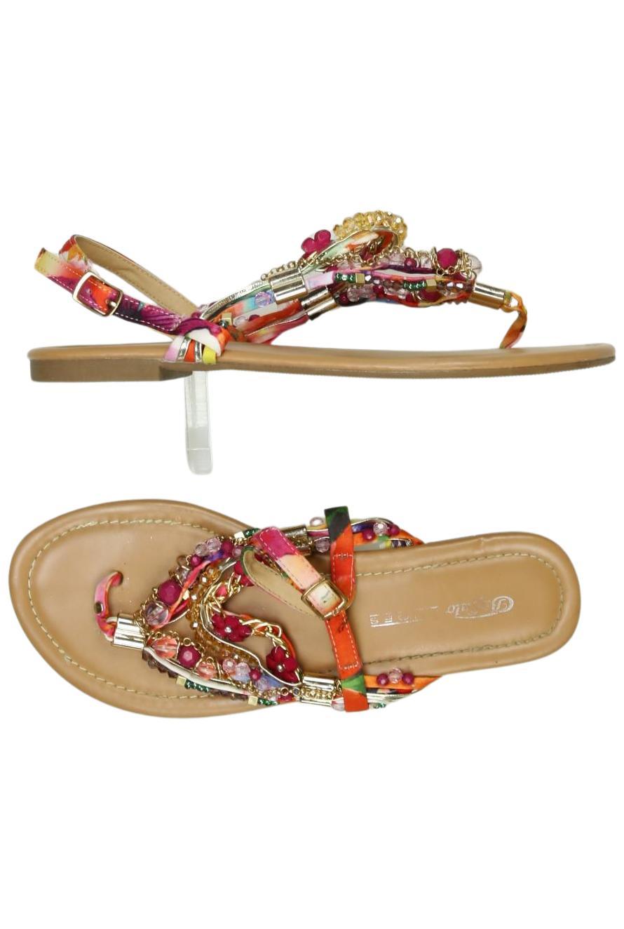 

Buffalo London Damen Sandale, orange, Gr. 37