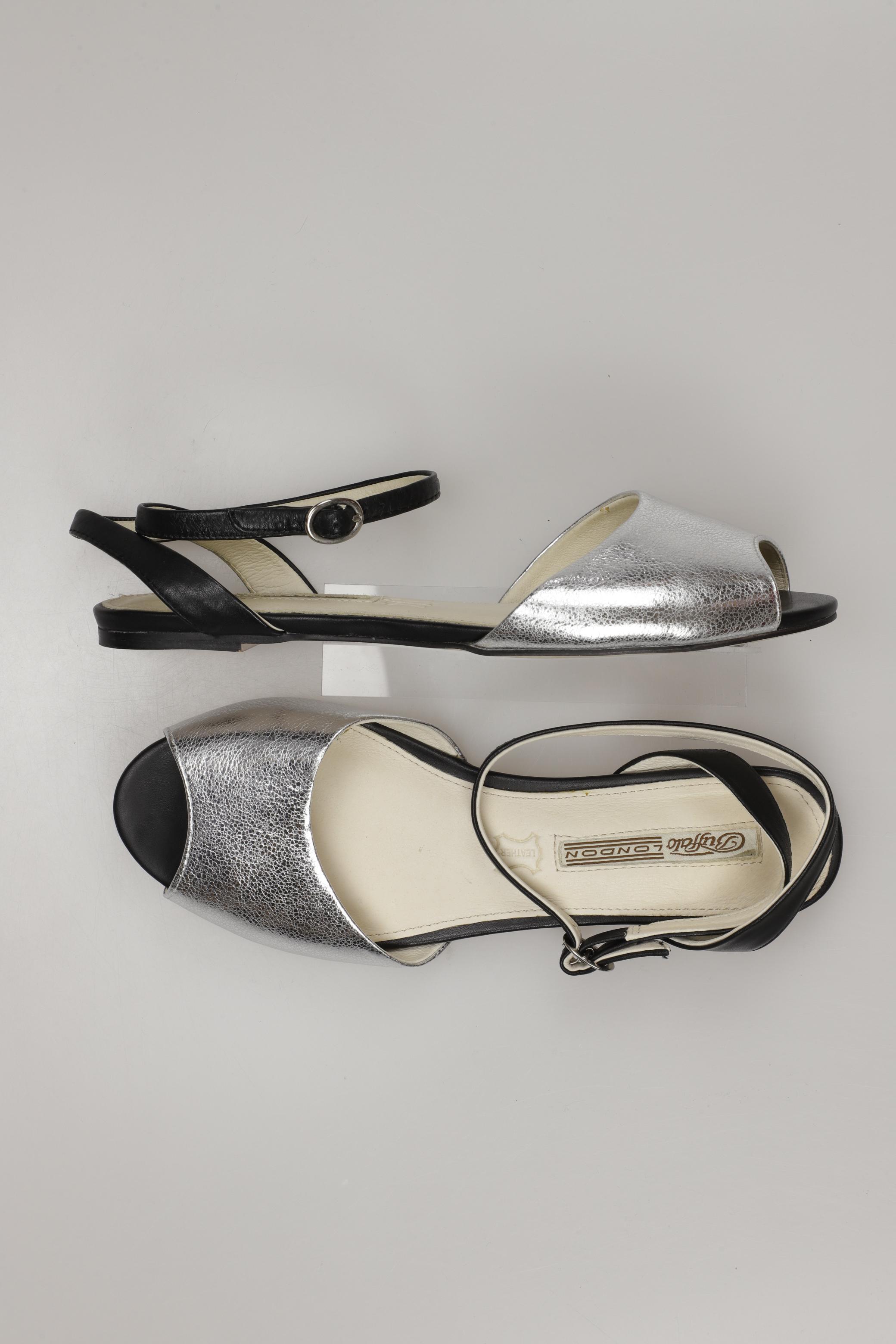 

Buffalo London Damen Sandale, silber, Gr. 39