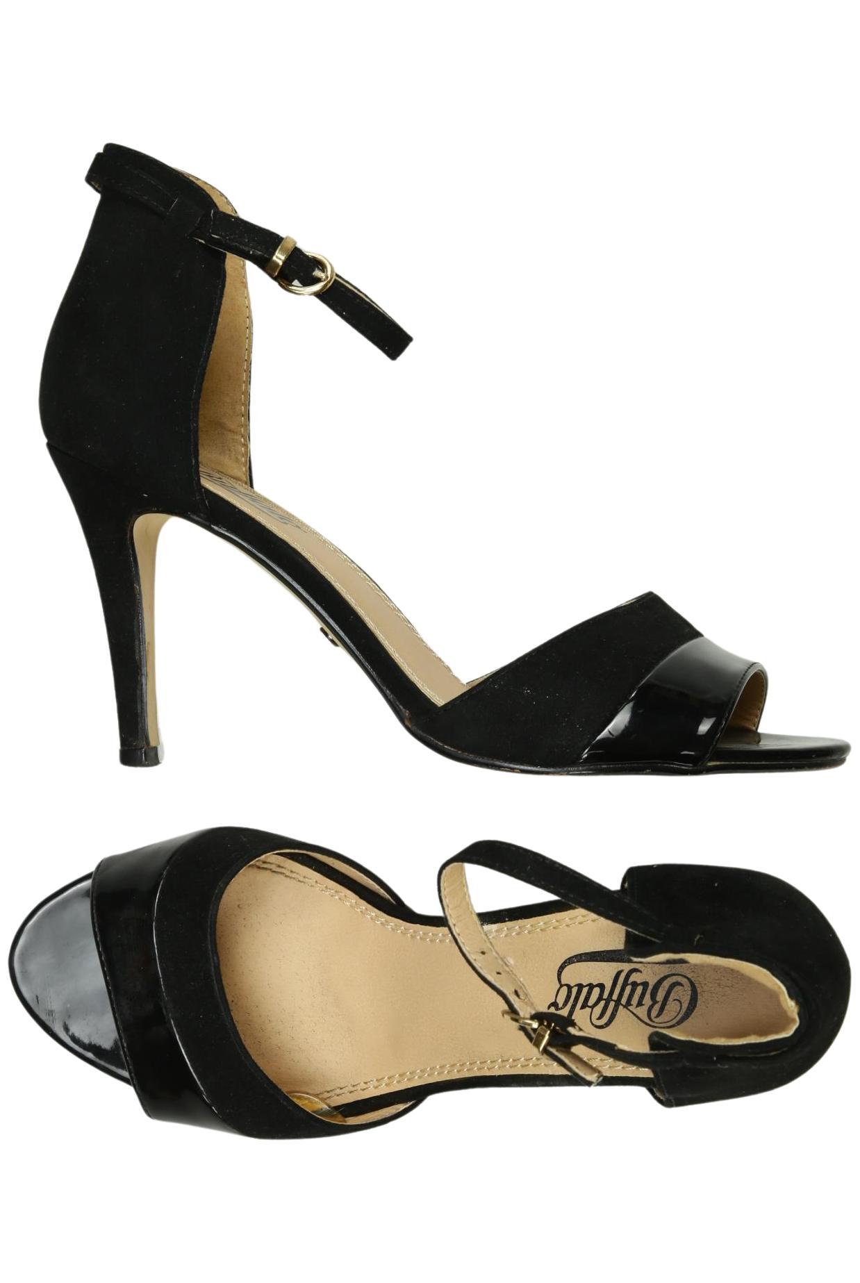 

Buffalo London Damen Sandale, schwarz, Gr. 40