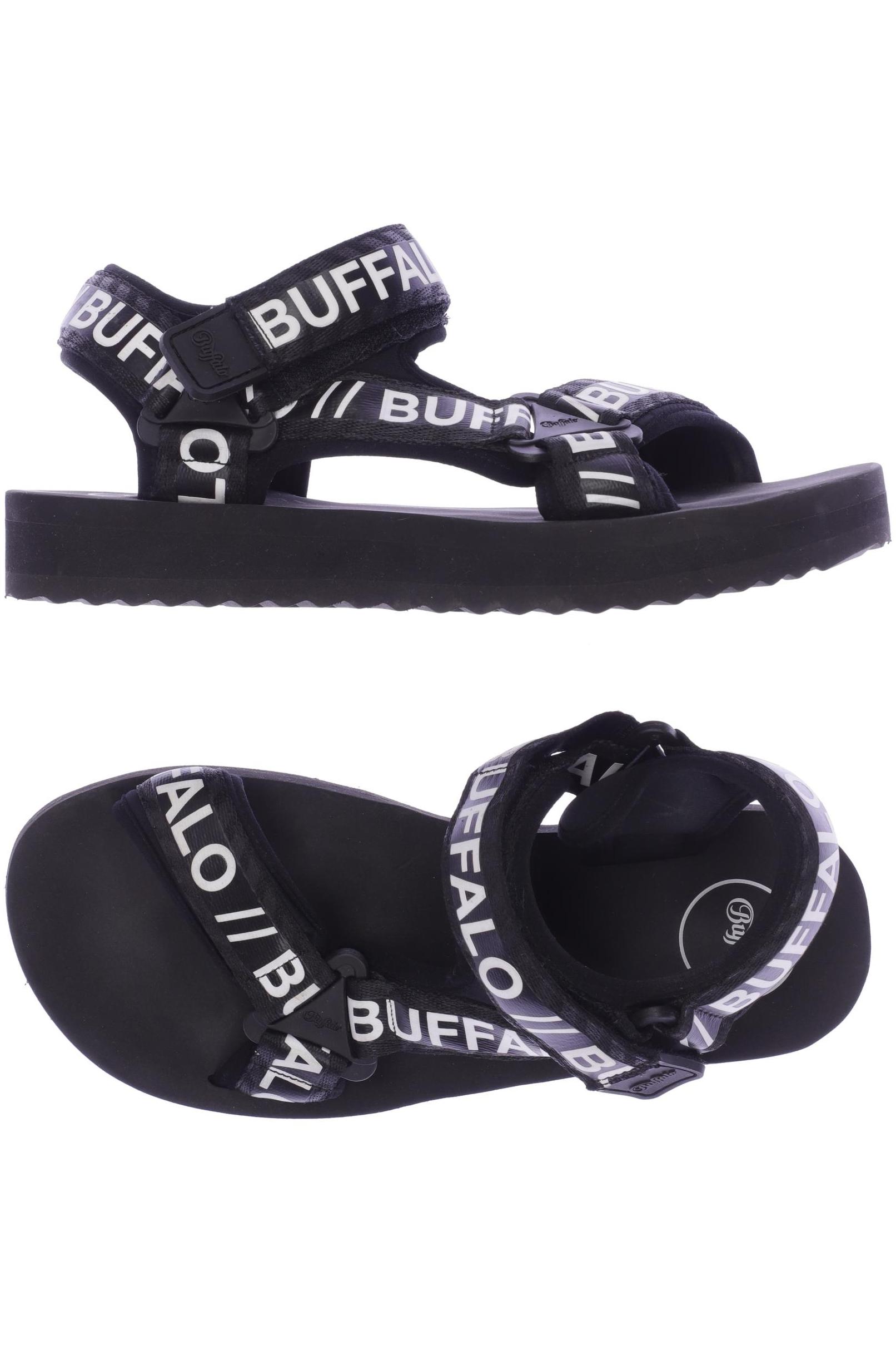 

Buffalo London Damen Sandale, schwarz, Gr. 37