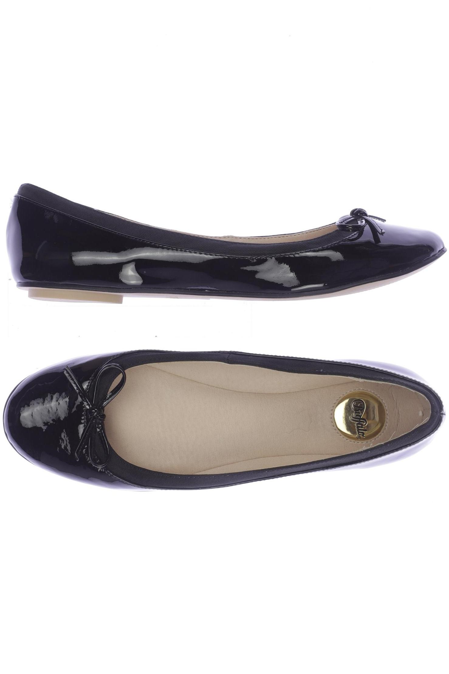 

Buffalo LONDON Damen Ballerinas, schwarz