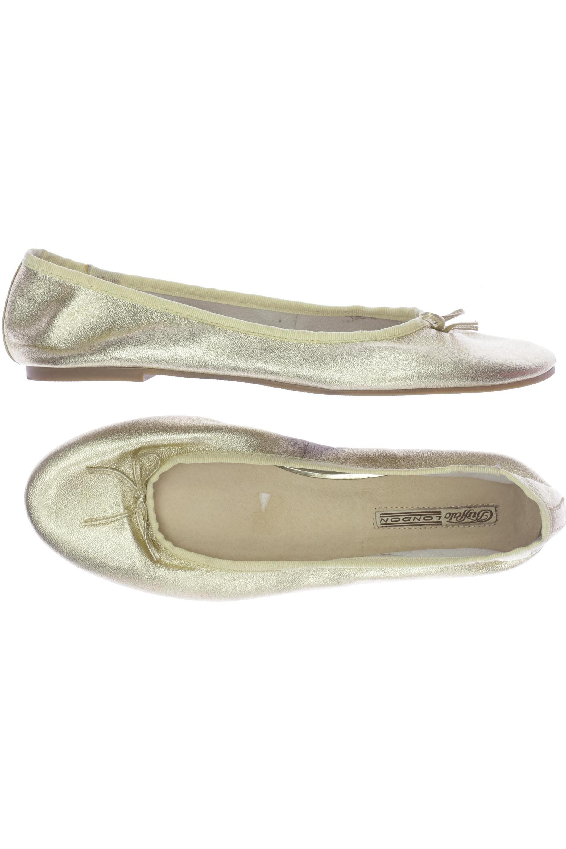 

Buffalo London Damen Ballerinas, gold, Gr. 42