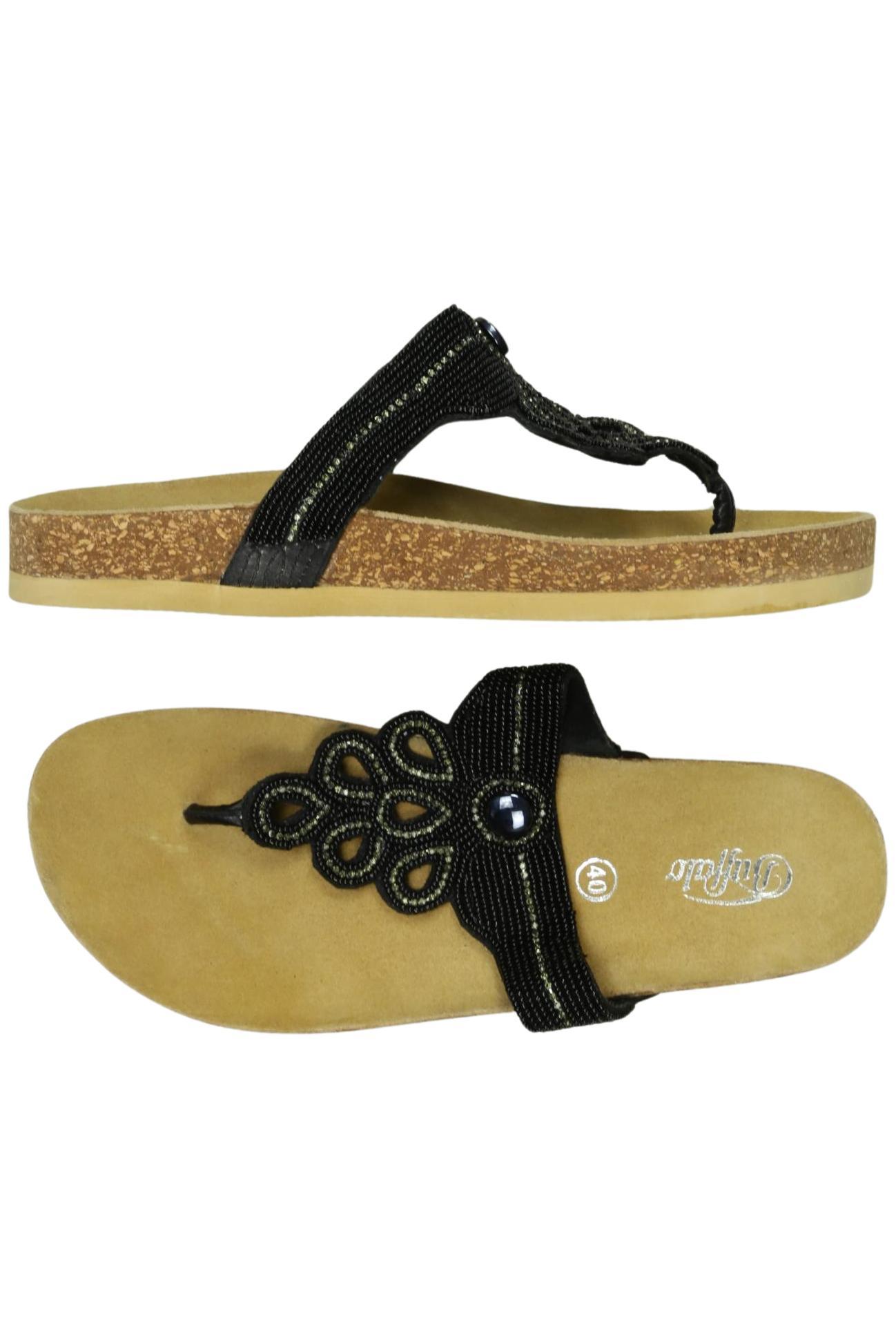 

Buffalo London Damen Sandale, schwarz, Gr. 40