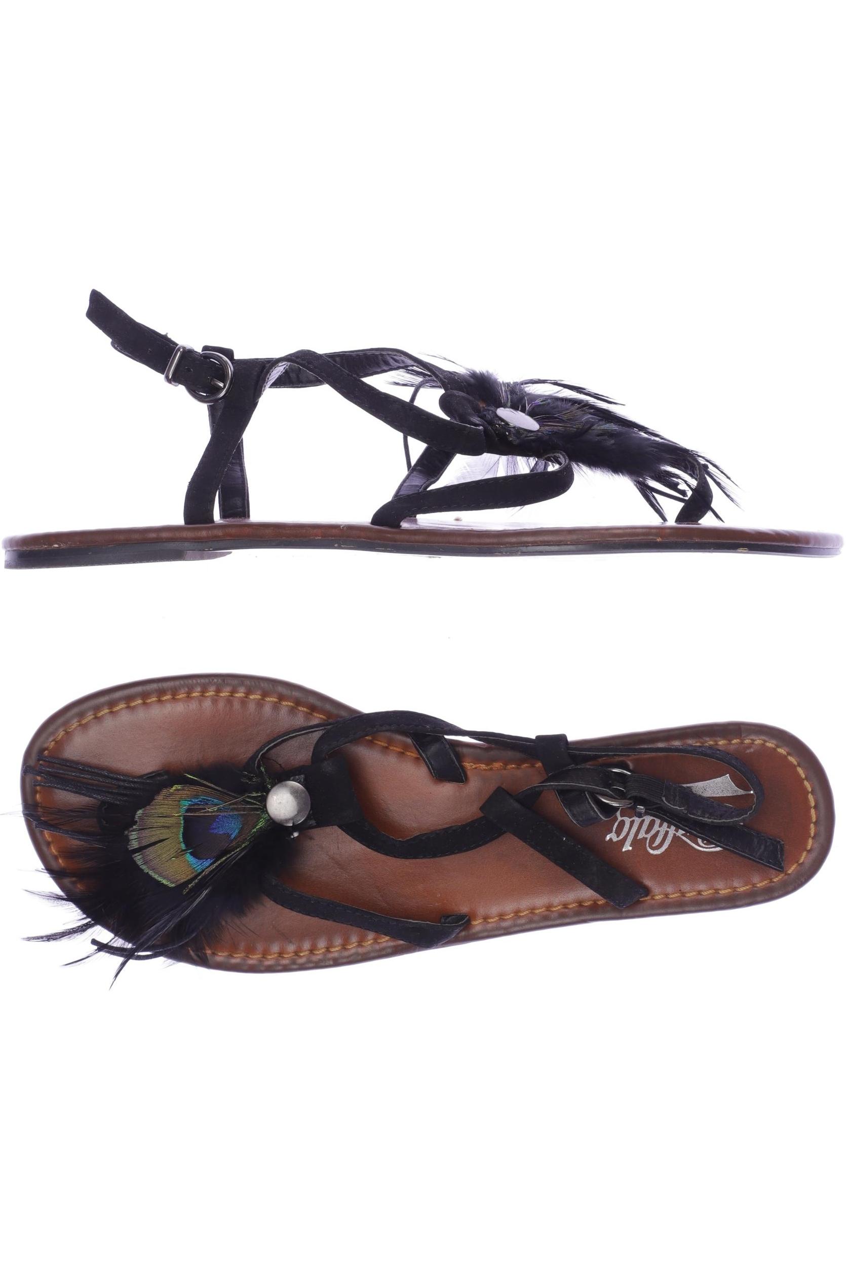 

Buffalo London Damen Sandale, schwarz, Gr. 42