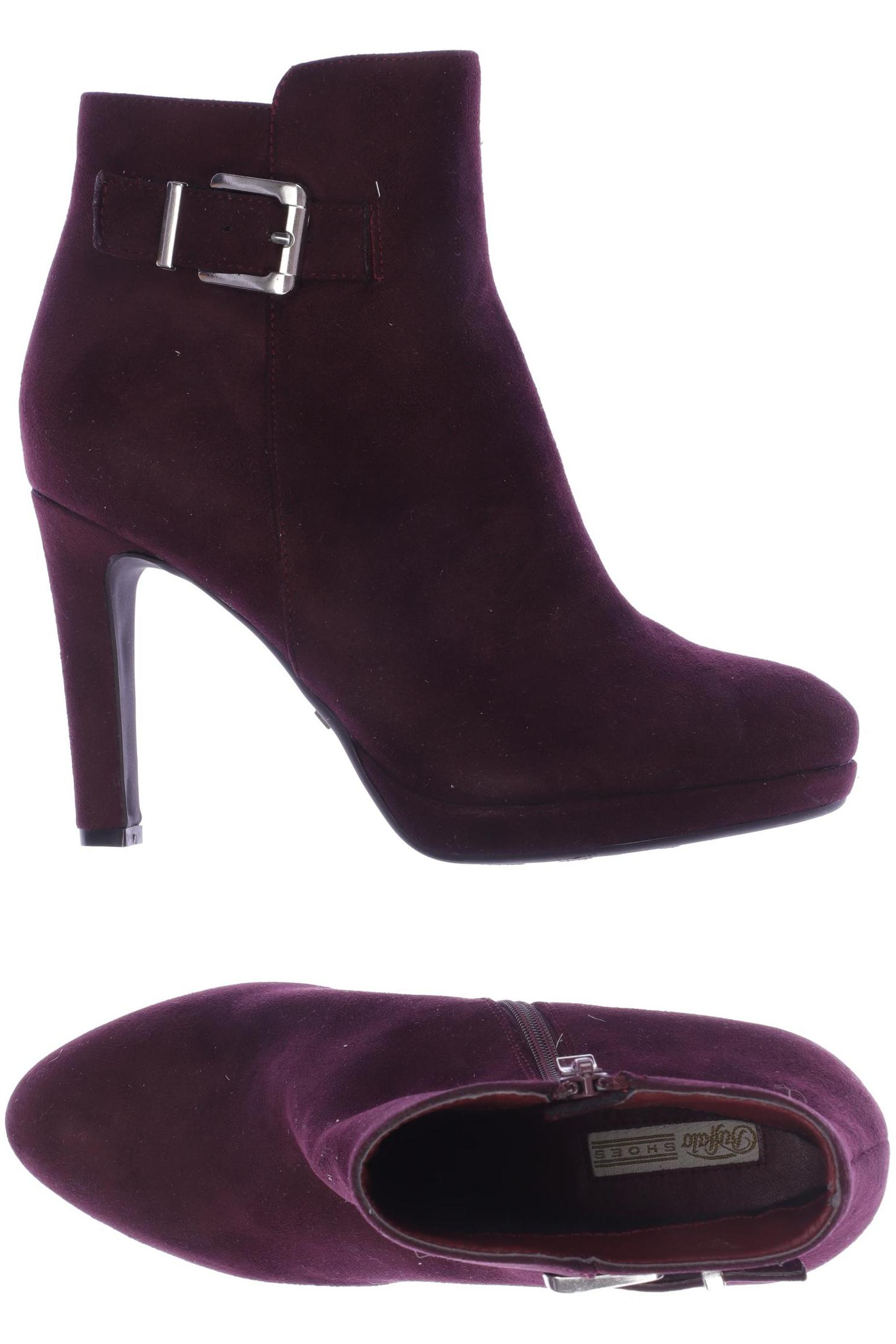 

Buffalo London Damen Stiefelette, bordeaux, Gr. 39
