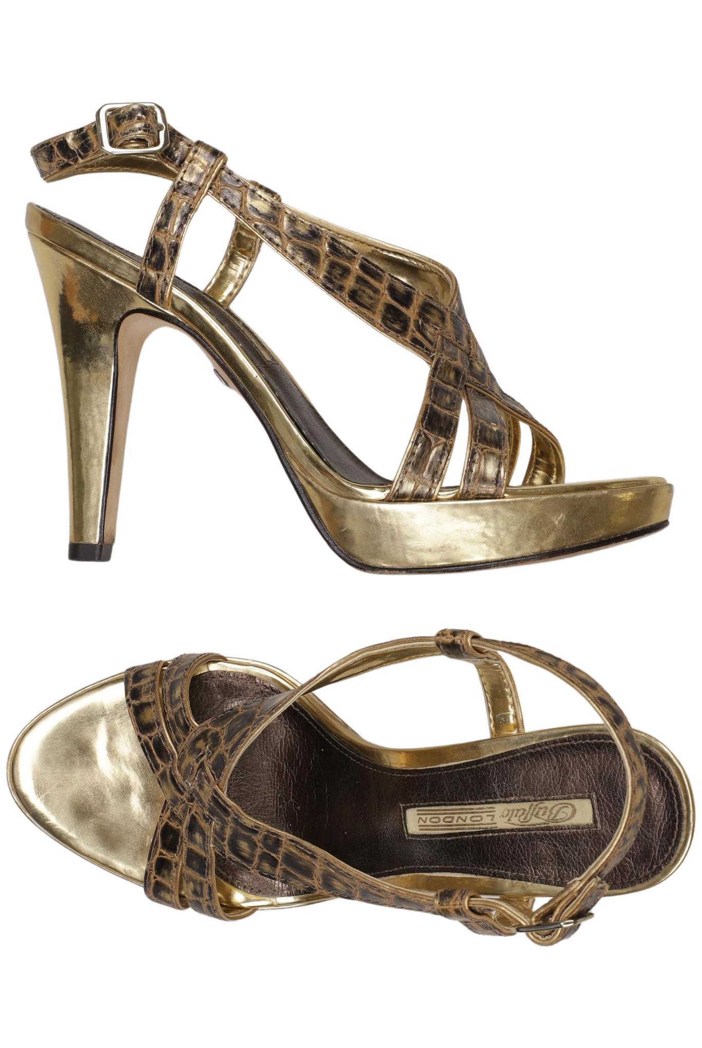 

Buffalo London Damen Sandale, gold, Gr. 40
