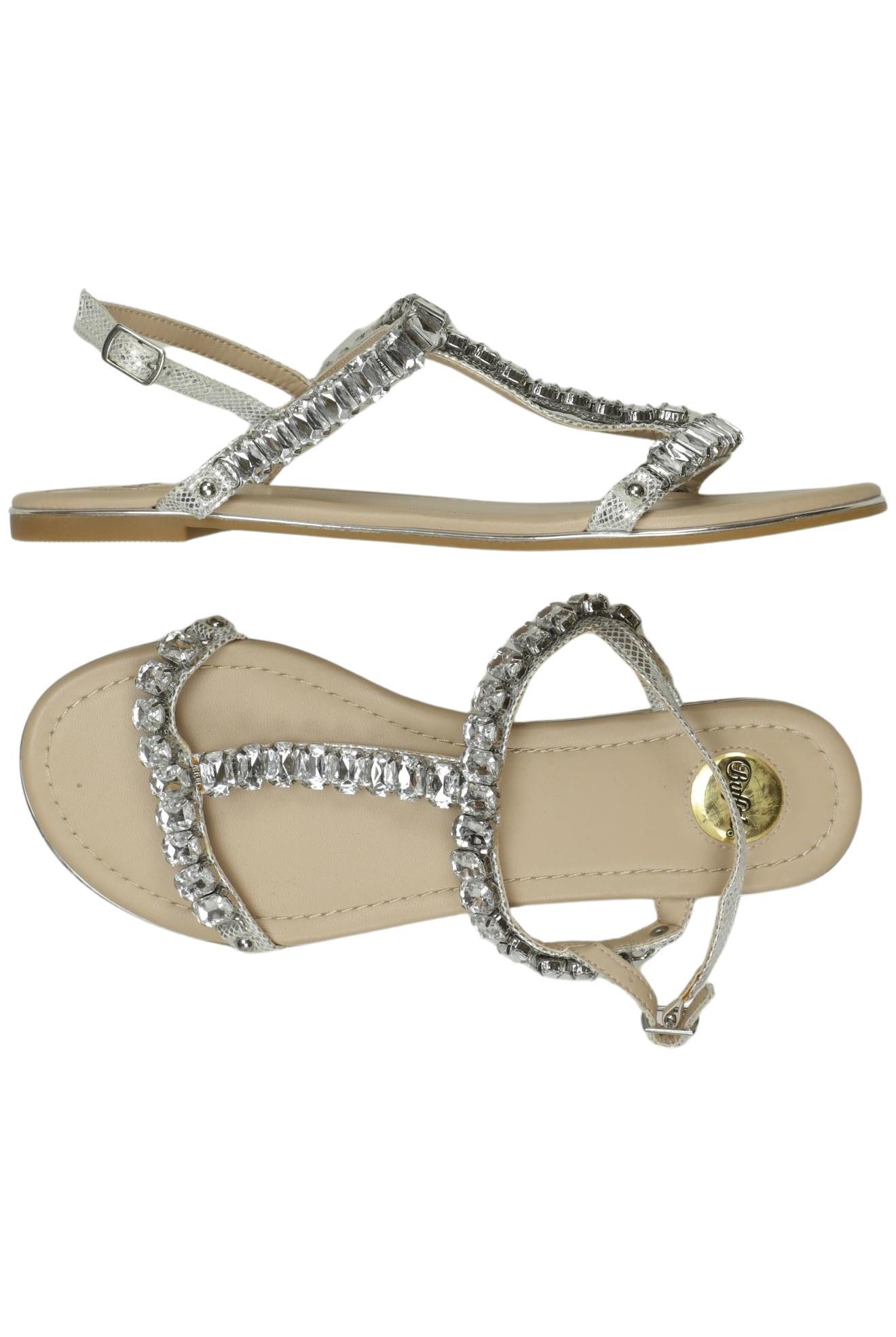 

Buffalo London Damen Sandale, silber, Gr. 39