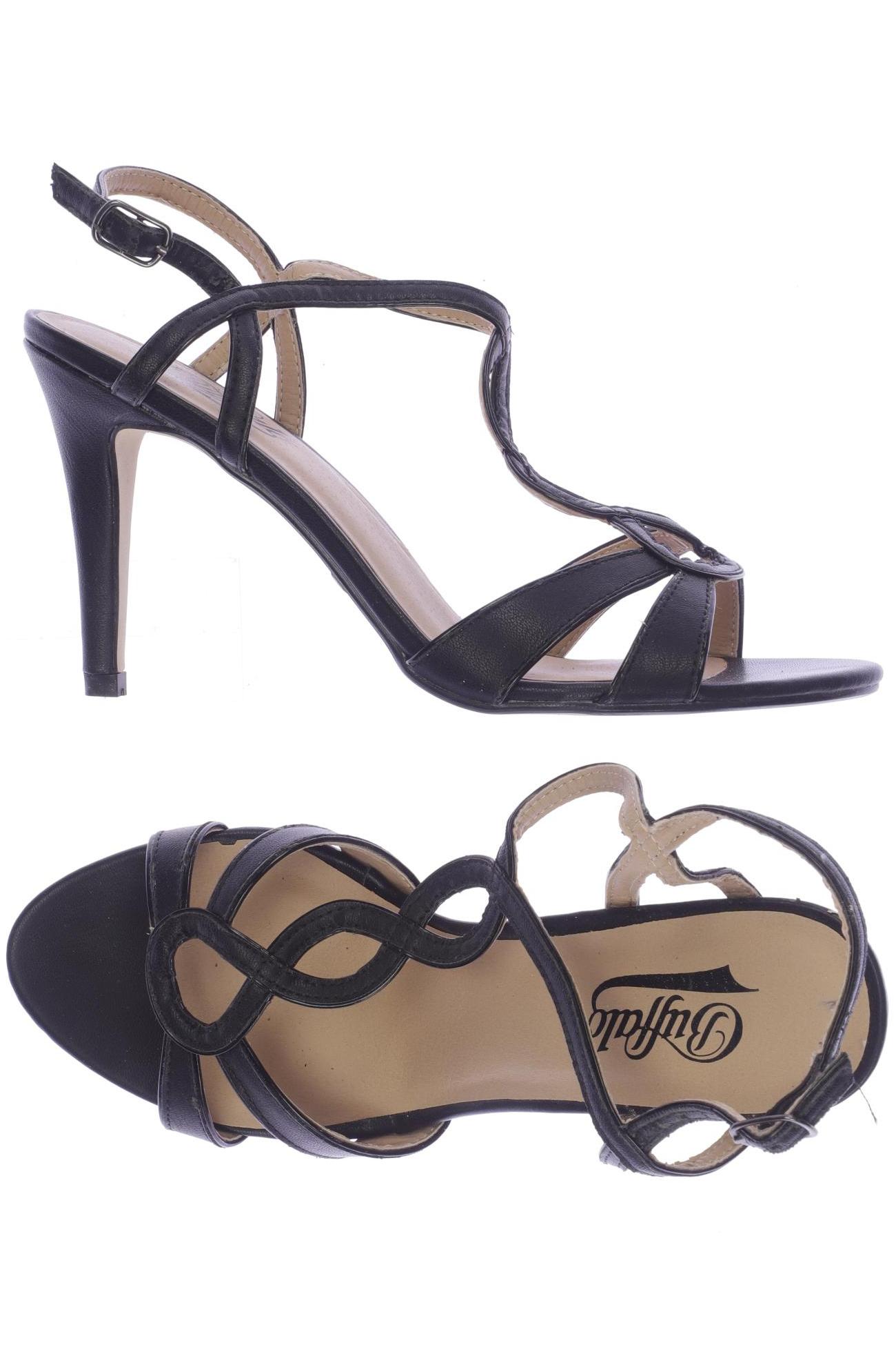

Buffalo London Damen Sandale, schwarz, Gr. 40