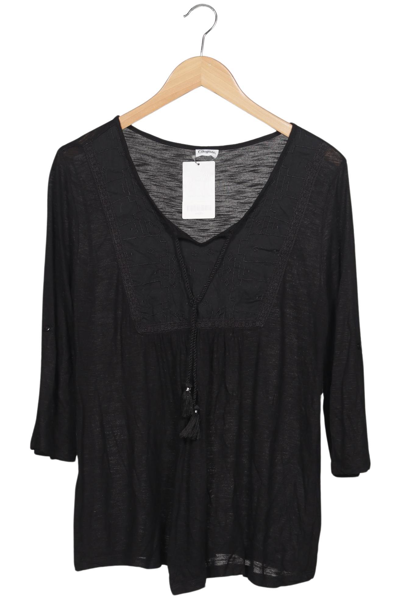 

Buffalo London Damen Langarmshirt, schwarz, Gr. 38