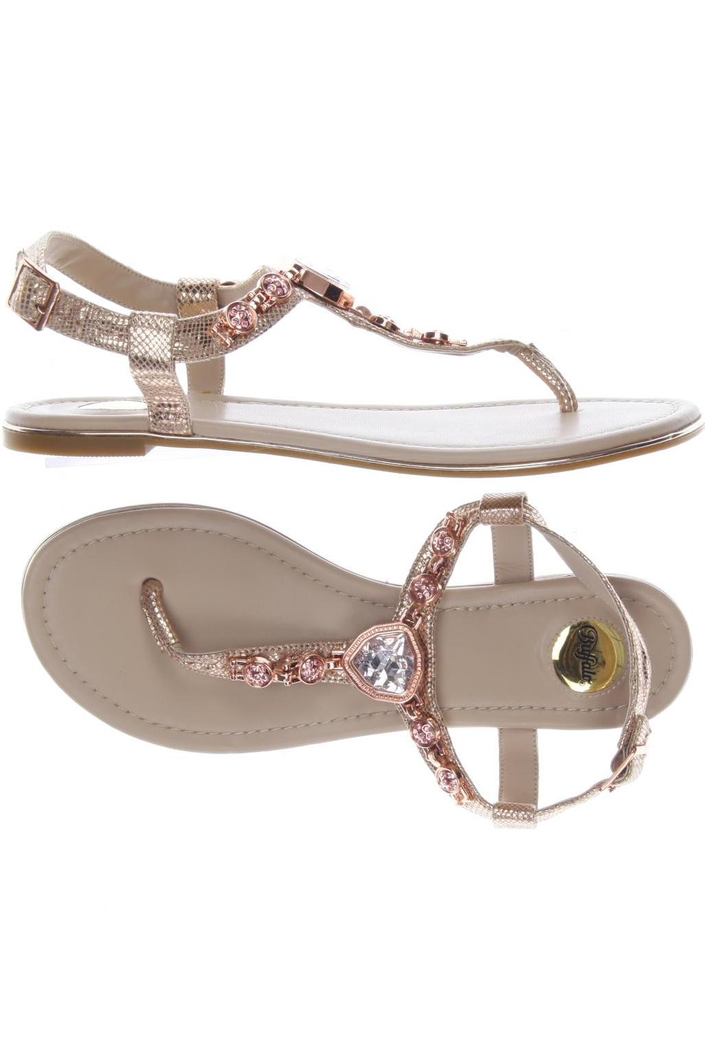 

Buffalo London Damen Sandale, gold, Gr. 40
