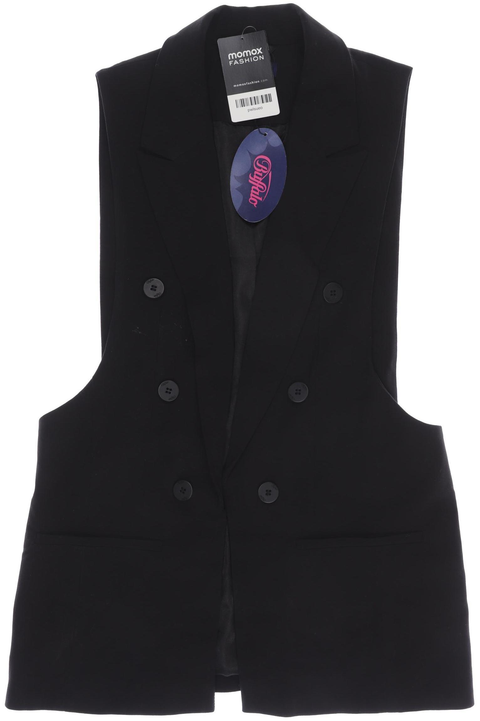 

Buffalo London Damen Weste, schwarz, Gr. 34