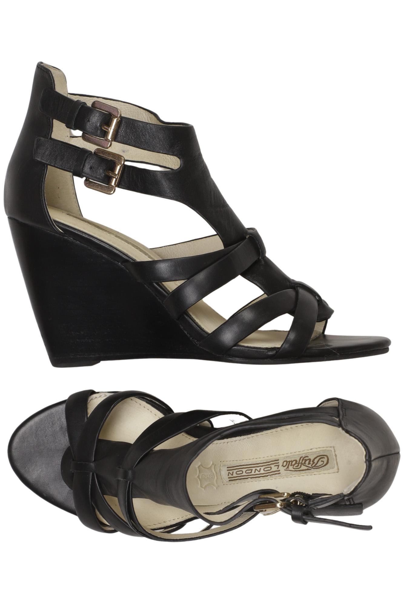 

Buffalo London Damen Sandale, schwarz, Gr. 36