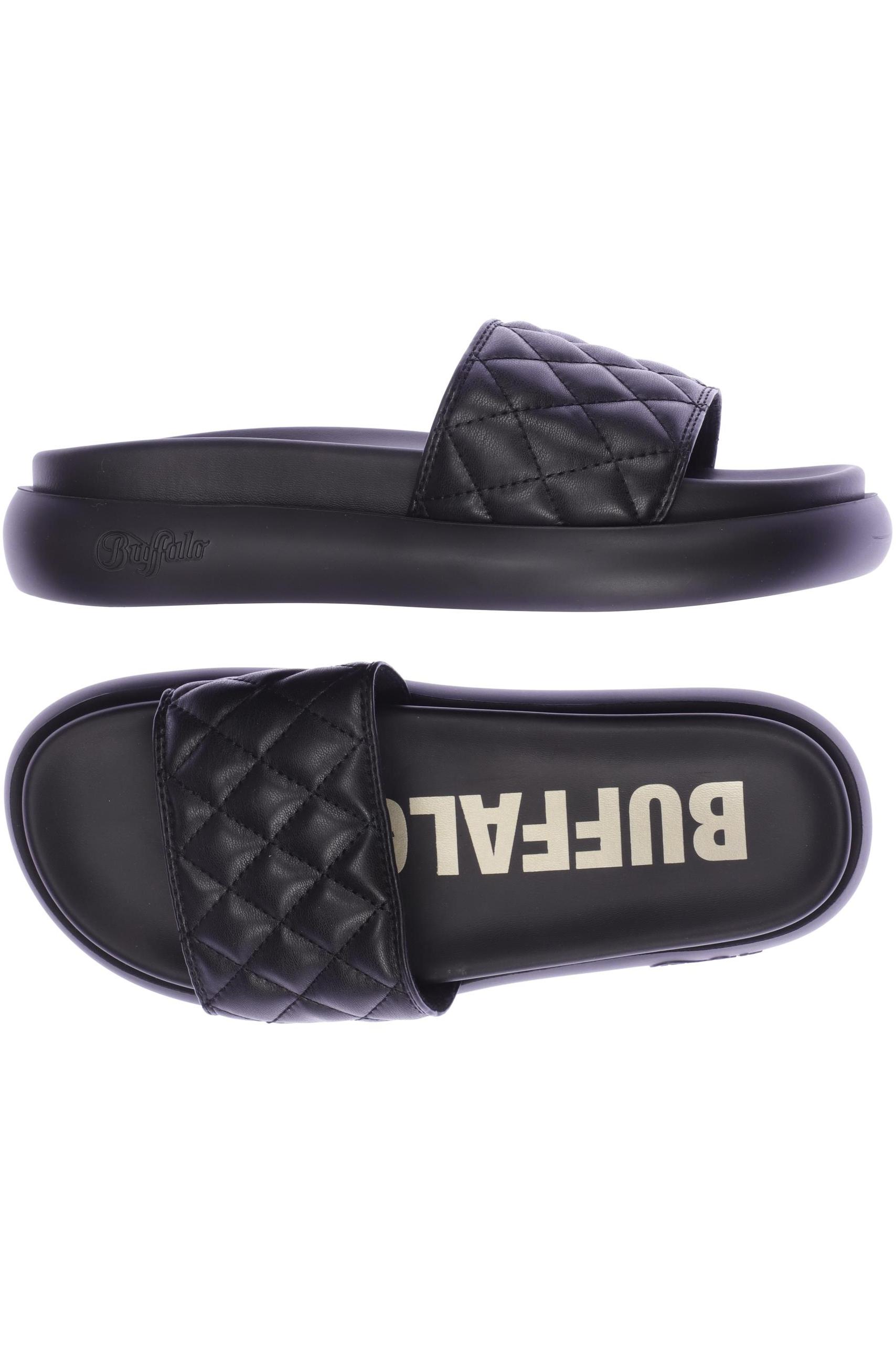 

Buffalo London Damen Sandale, schwarz, Gr. 38