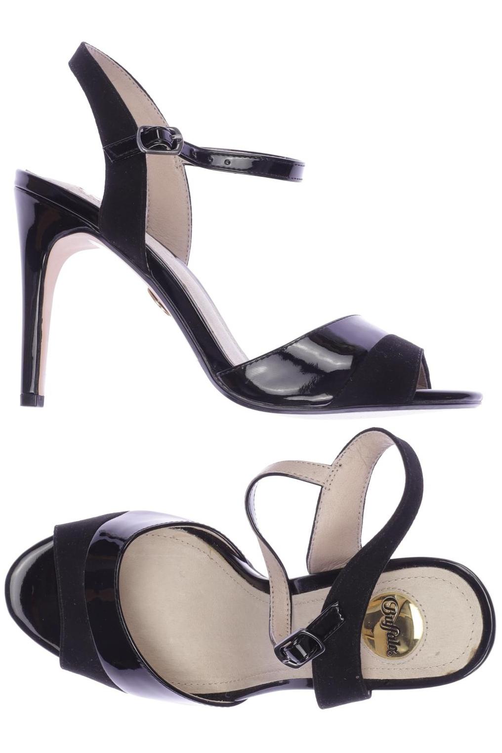 

Buffalo London Damen Sandale, schwarz, Gr. 38