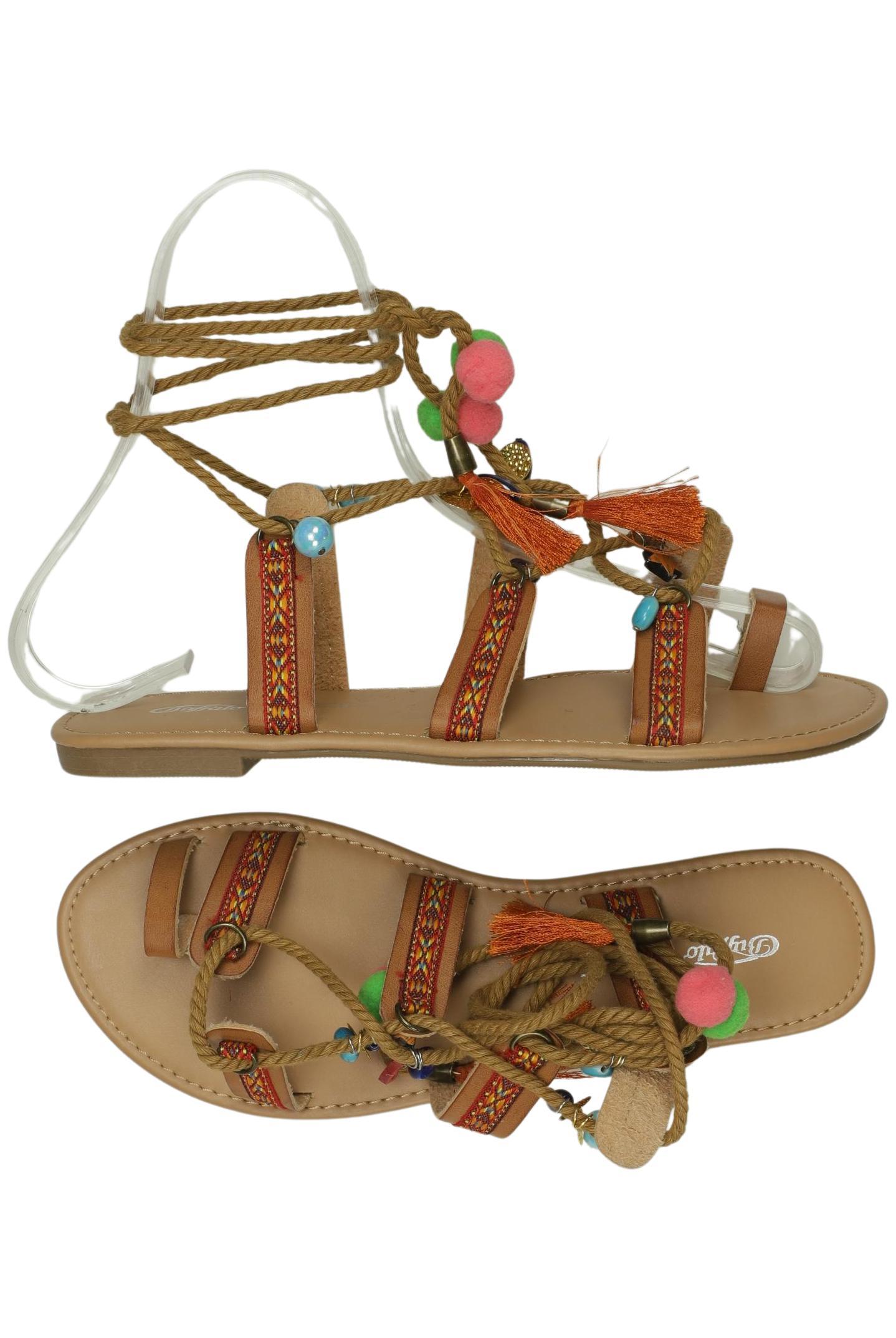 

Buffalo London Damen Sandale, braun, Gr. 38