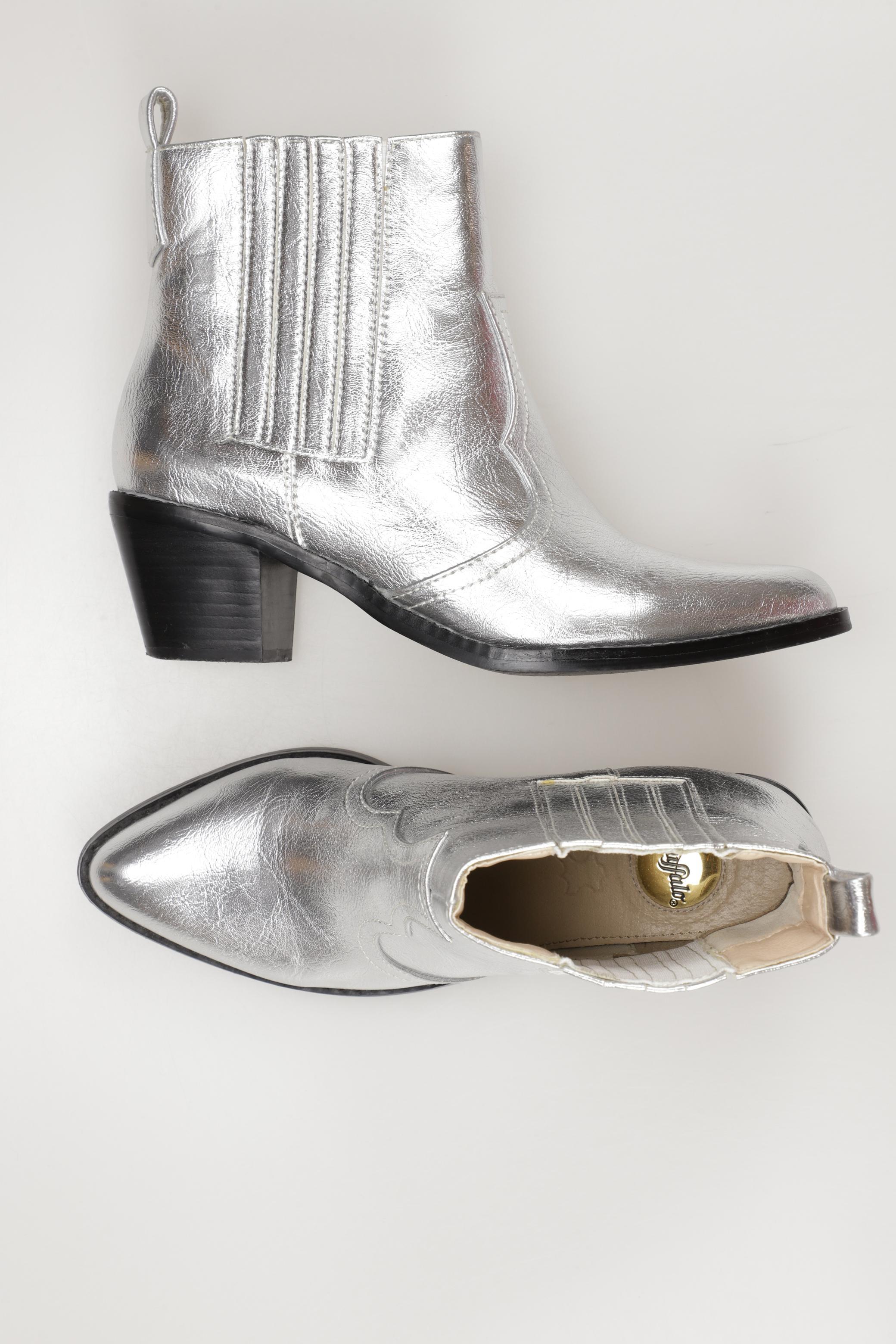 

Buffalo London Damen Stiefelette, silber, Gr. 39