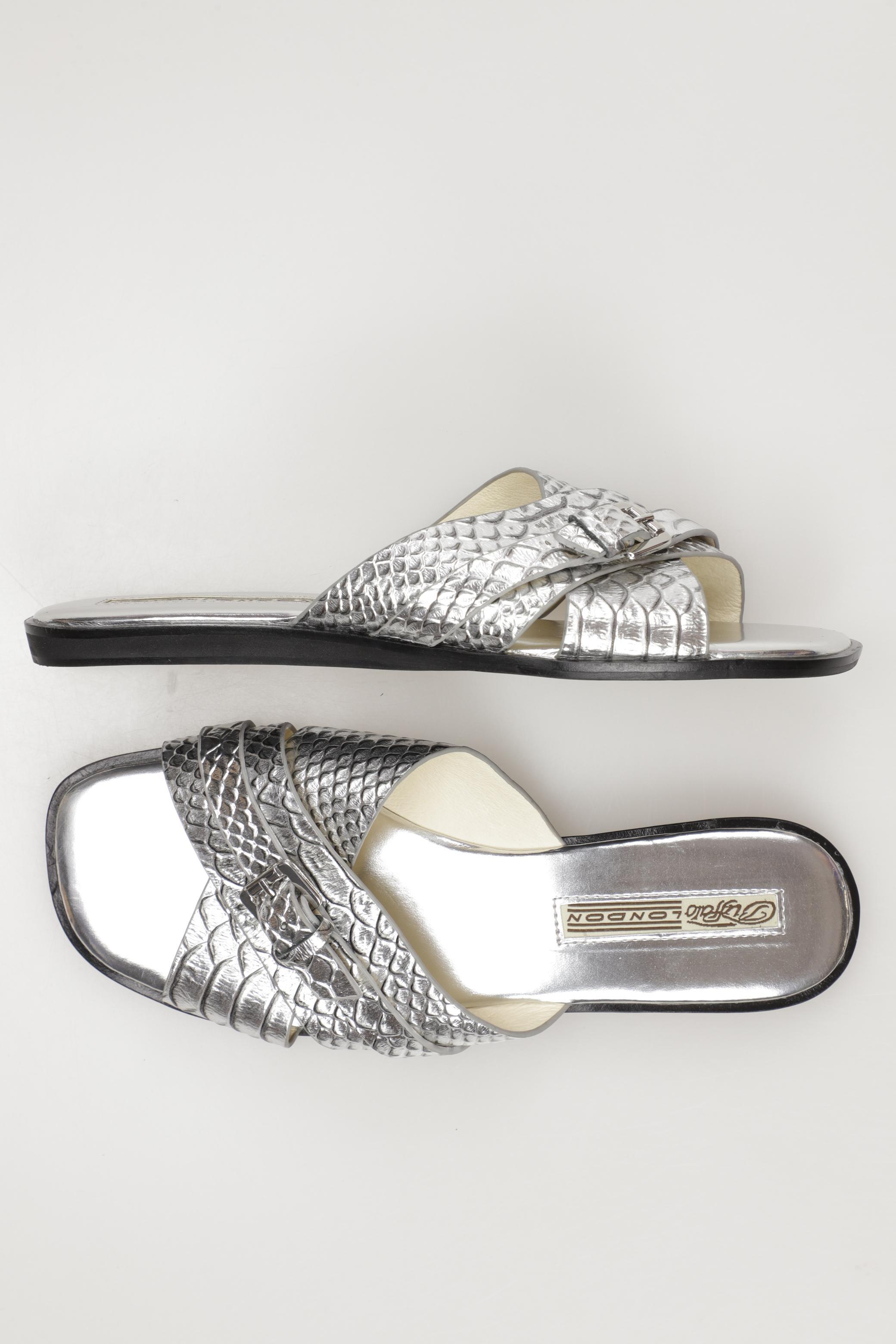 

Buffalo London Damen Sandale, silber, Gr. 38