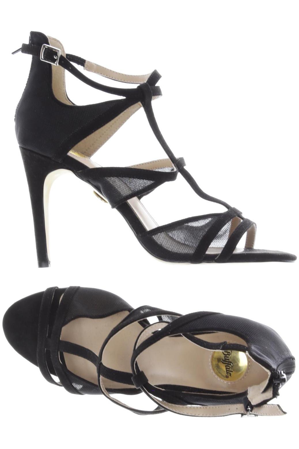 

Buffalo London Damen Sandale, schwarz, Gr. 38