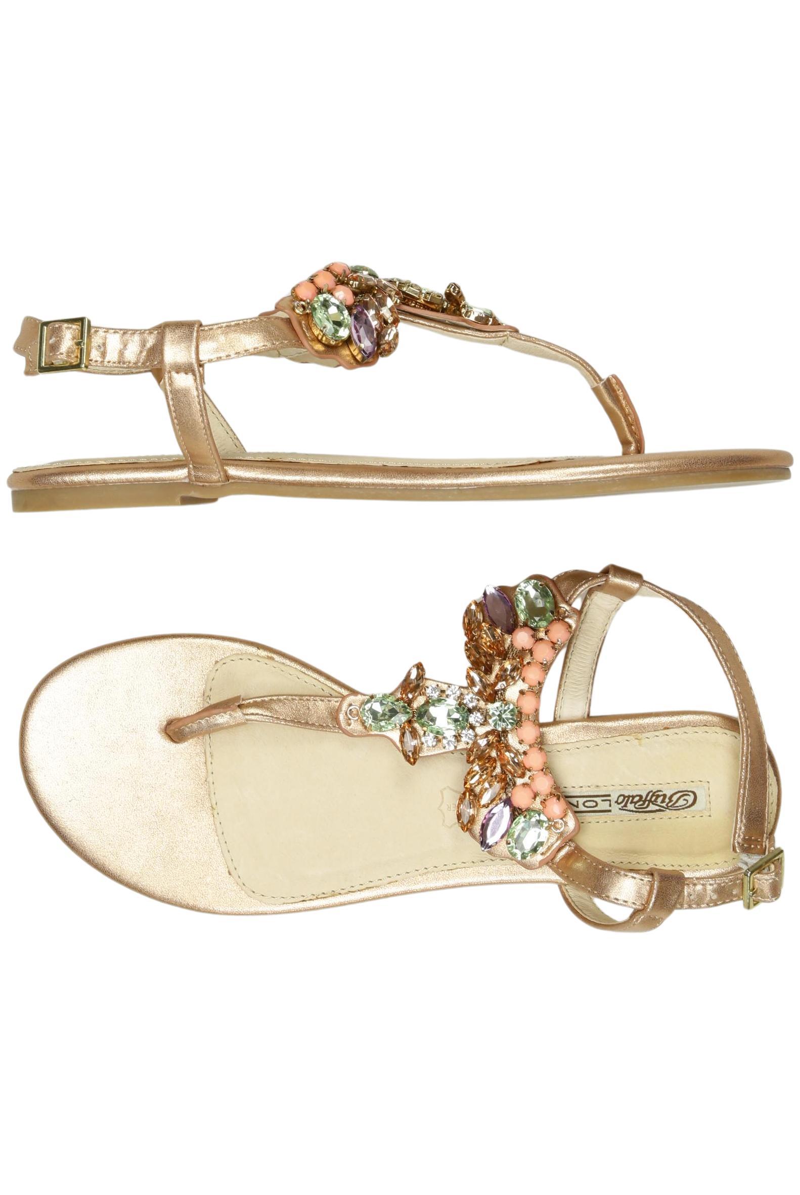 

Buffalo London Damen Sandale, gold, Gr. 40