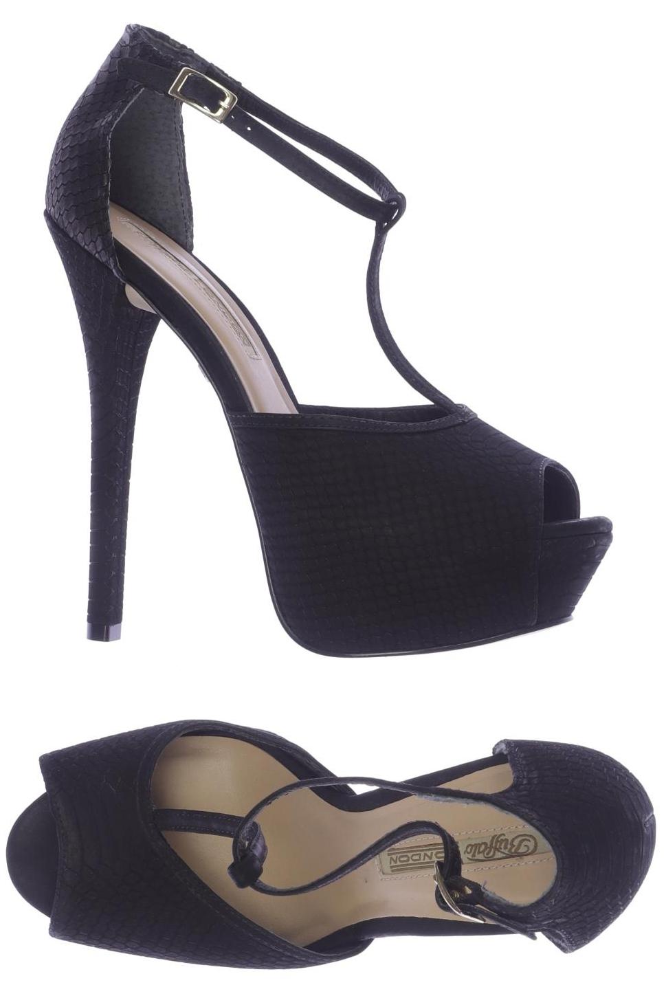 

Buffalo London Damen Sandale, schwarz, Gr. 40