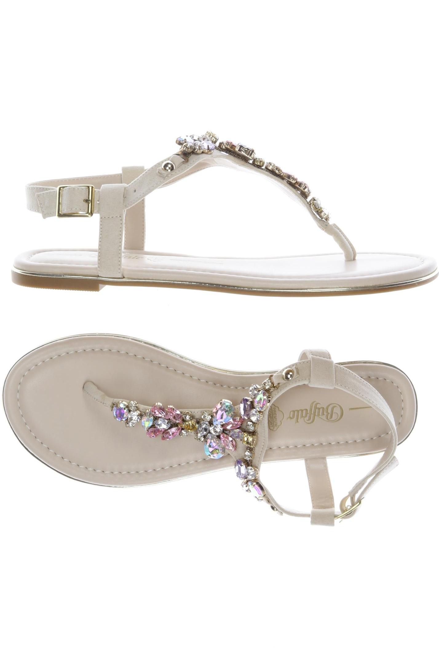 

Buffalo London Damen Sandale, beige, Gr. 40