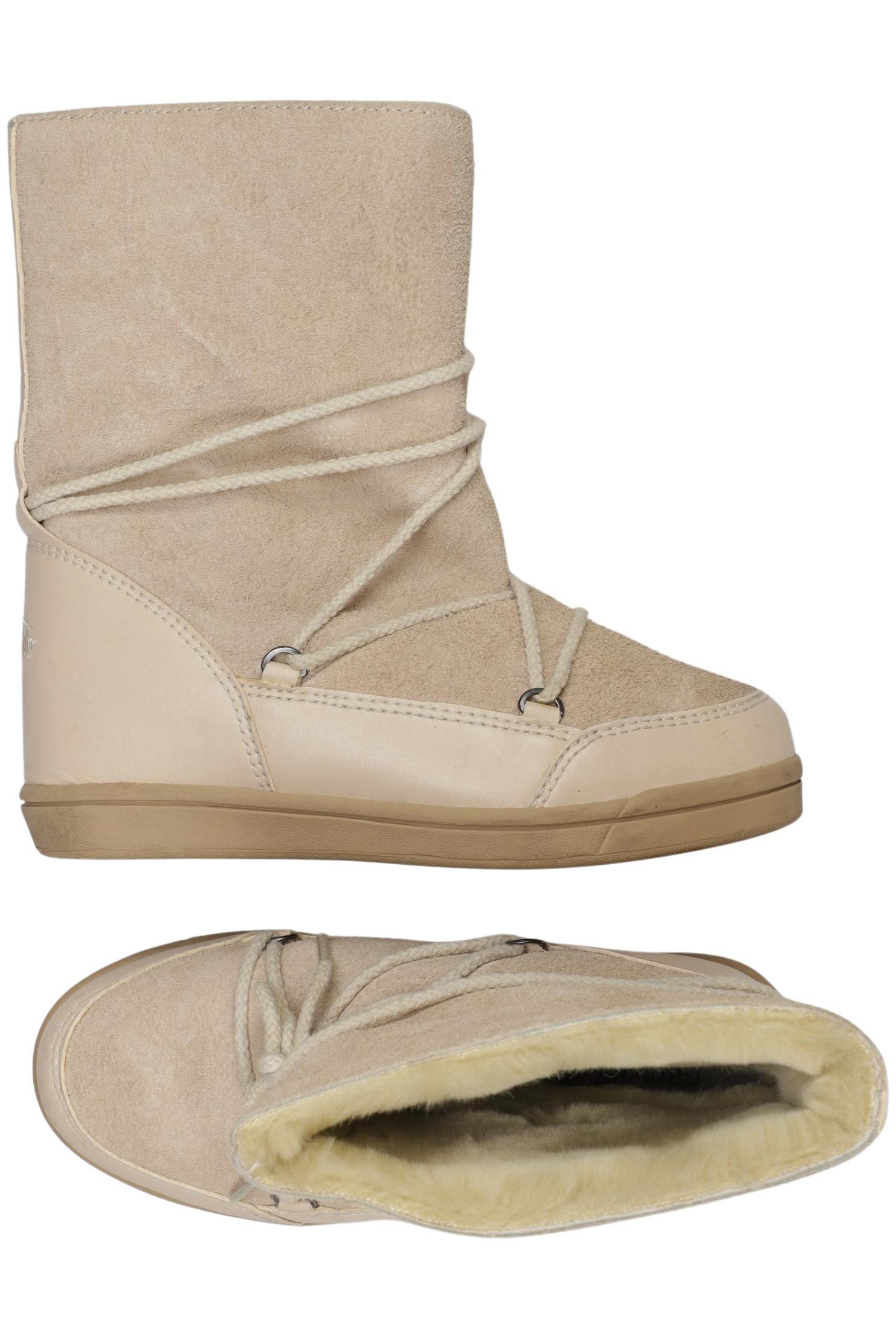 

Buffalo London Damen Stiefelette, beige, Gr. 36