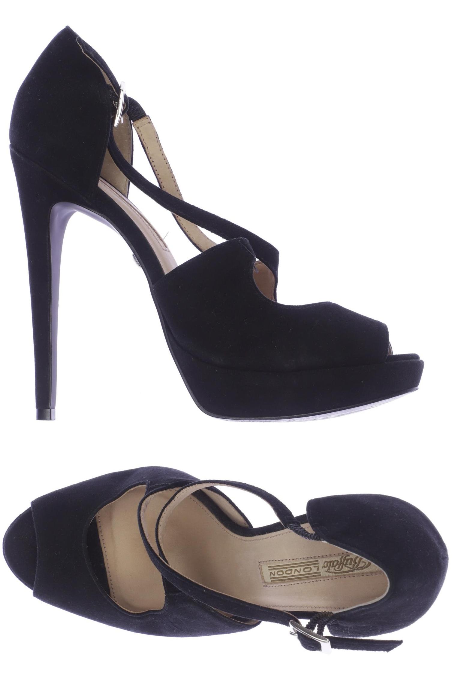 

Buffalo London Damen Sandale, schwarz, Gr. 39