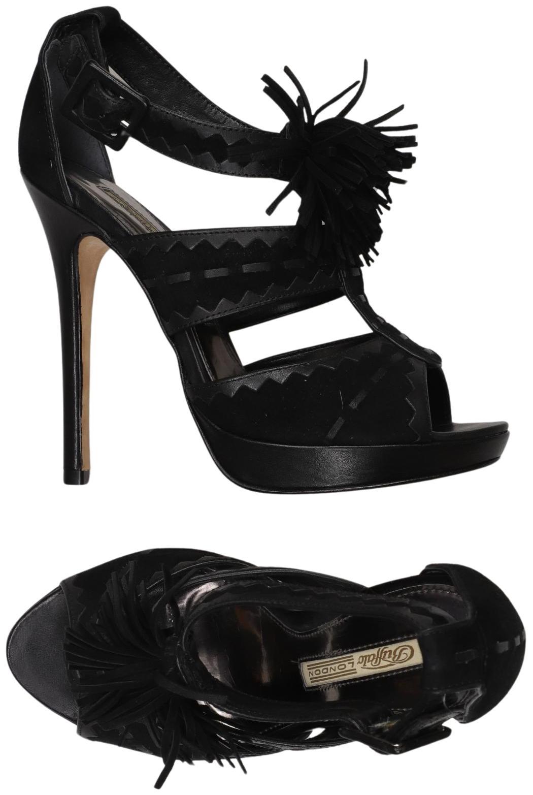 

Buffalo London Damen Sandale, schwarz, Gr. 37