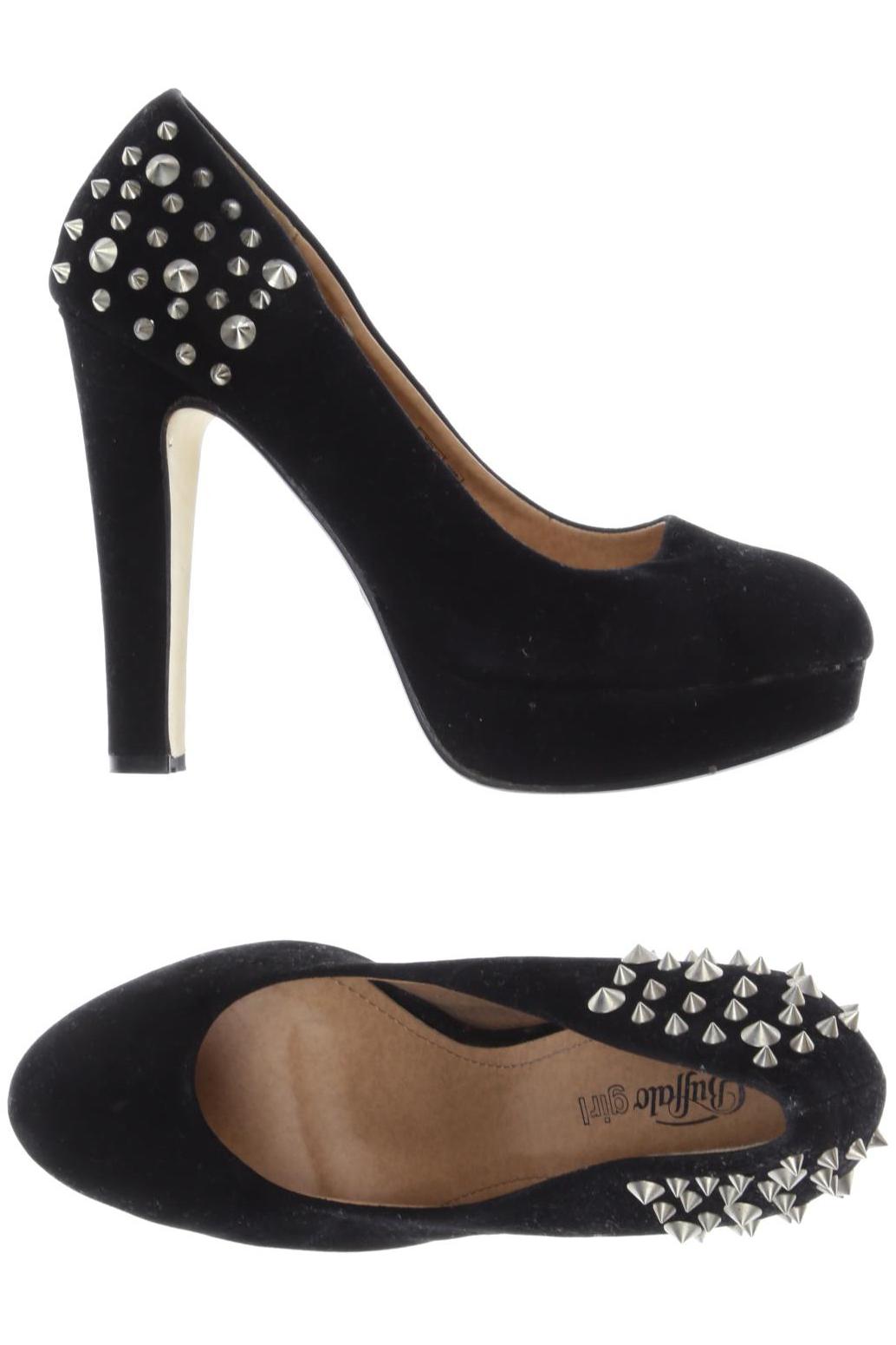 

Buffalo London Damen Pumps, schwarz, Gr. 38